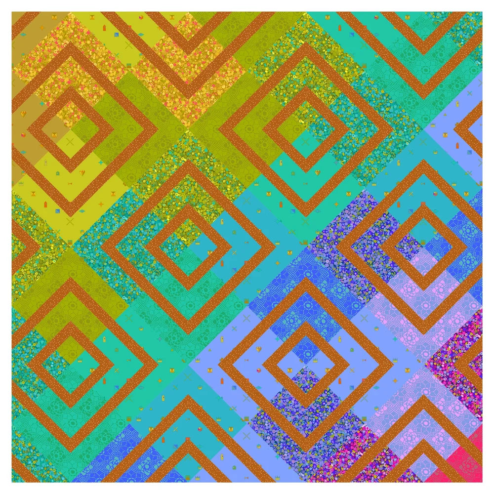 Pattern Testing the Coreina Quilt: A Rainbow Dream in Liberty Tana Lawn