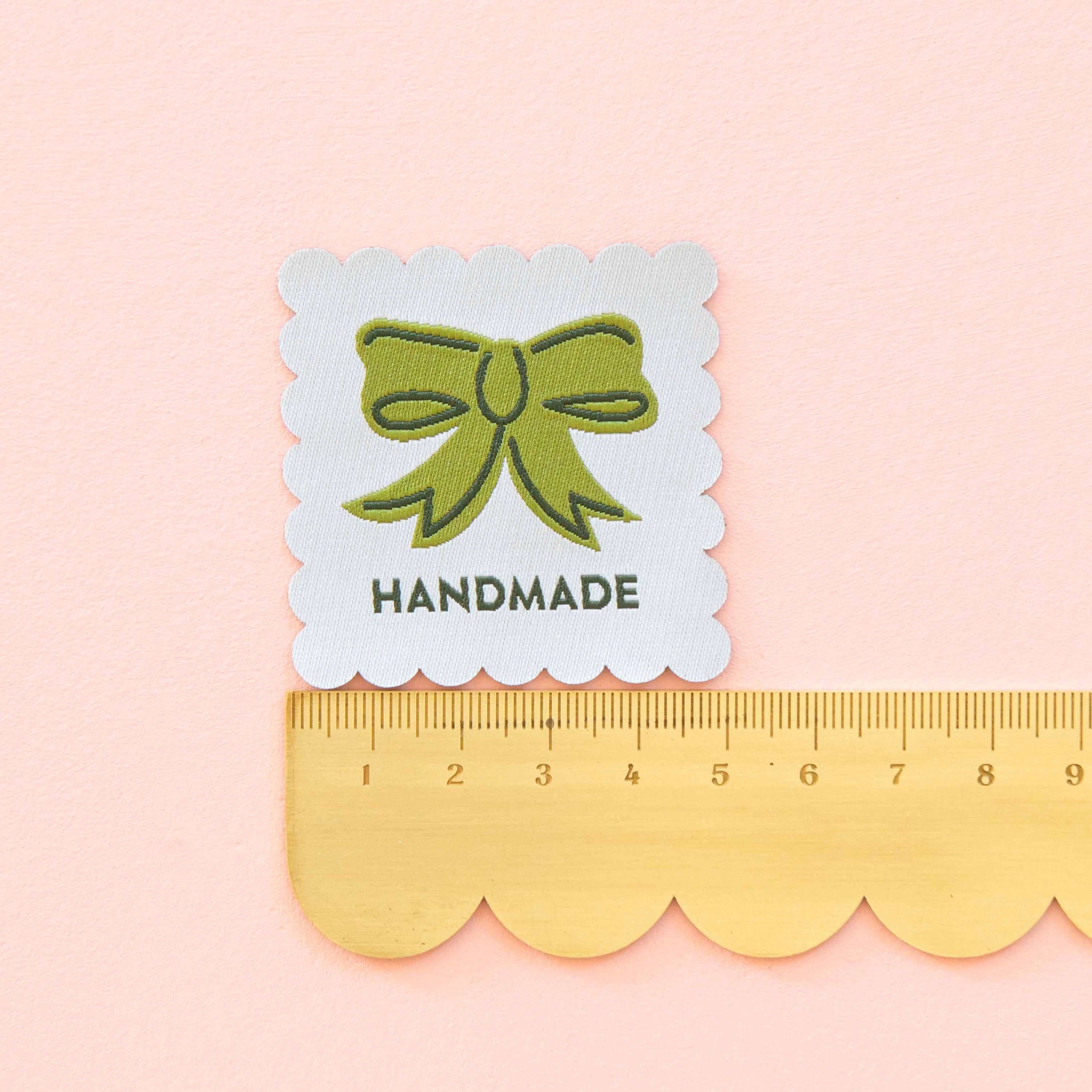 Bows Handmade Multipack Large Woven Sewing Labels
