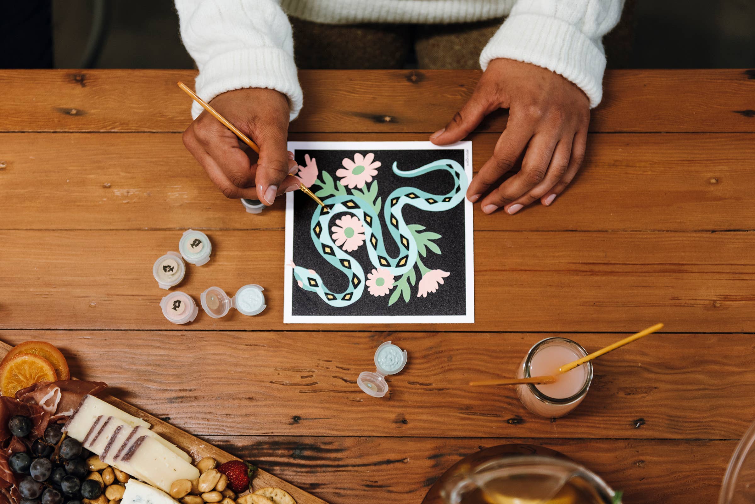 Paint-by-Number Kit MINI - Snake