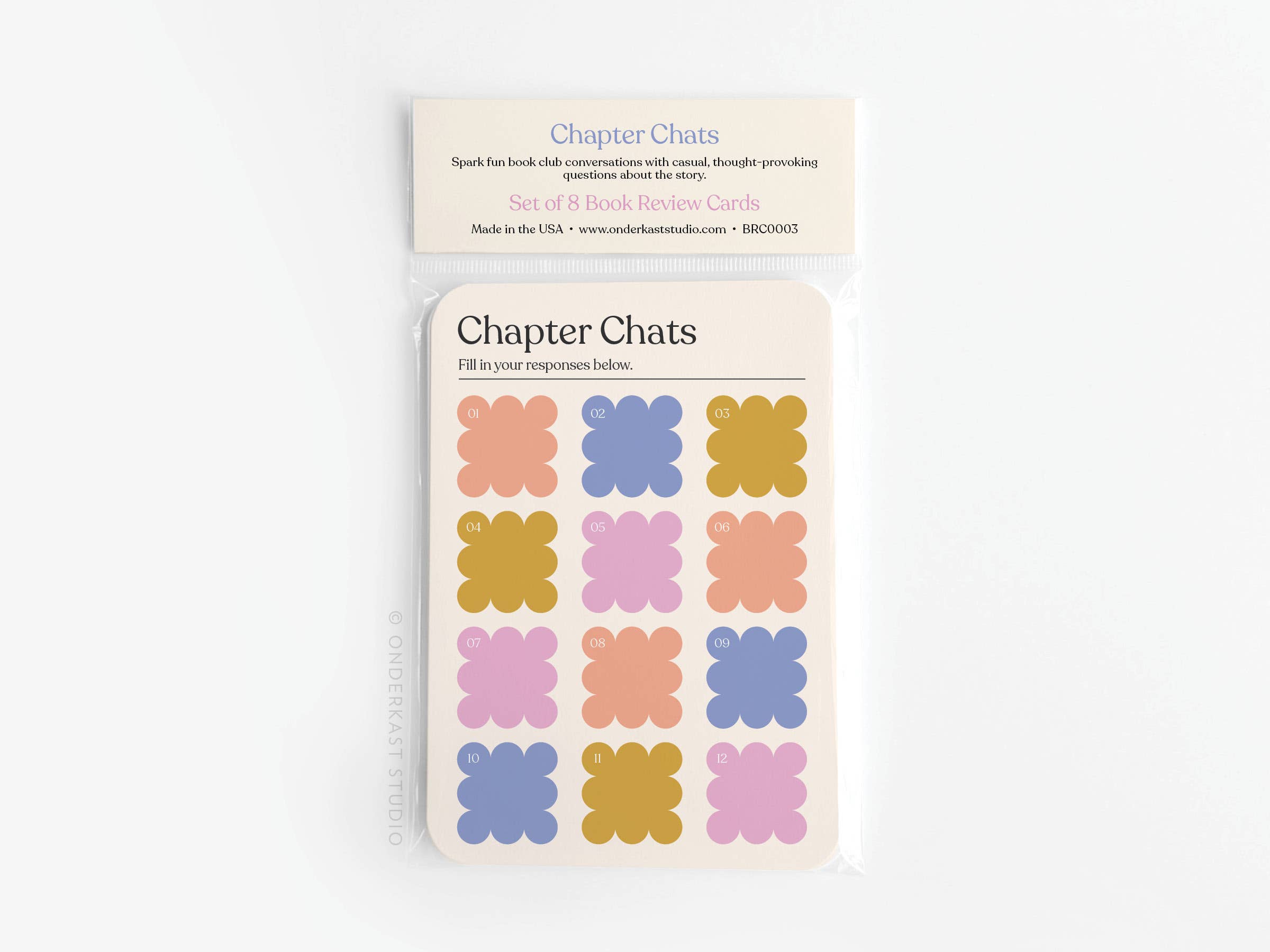 Chapter Chats - Book Review Cards