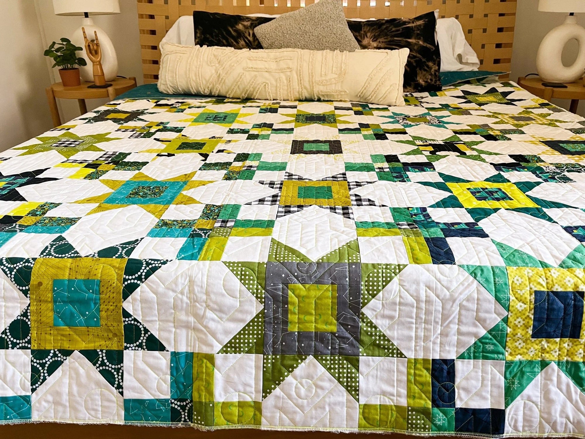 Green Gravitate Quilt