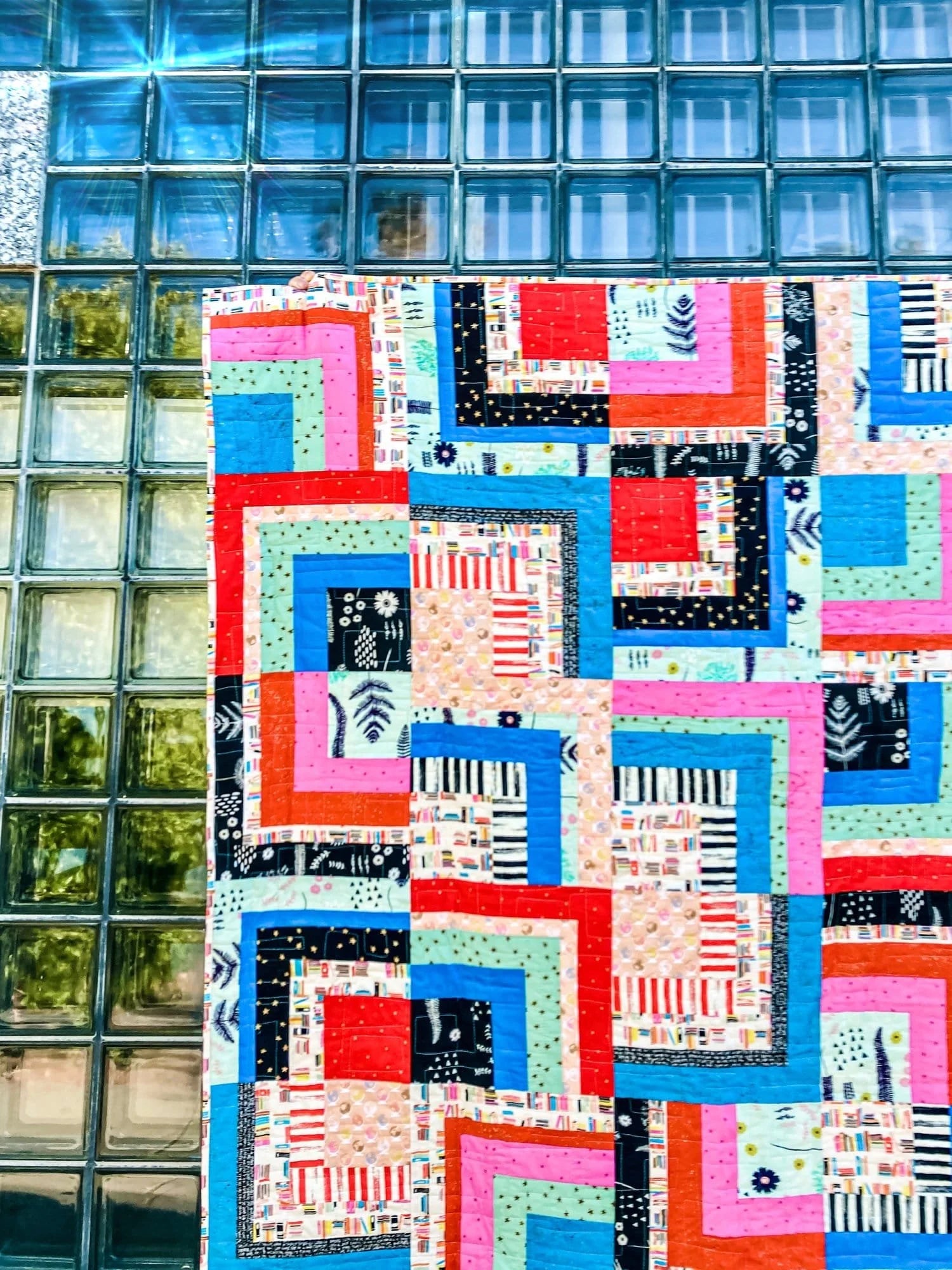 Book Nook throw quilt