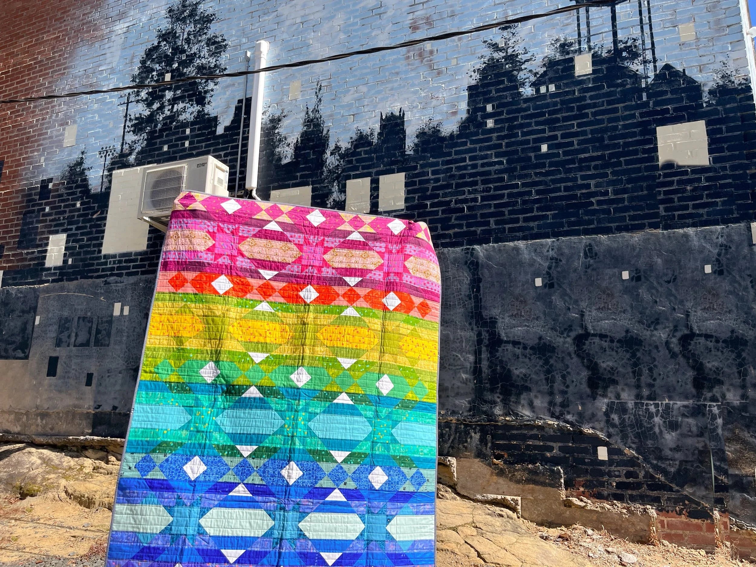 Quasar Rainbow Quilt