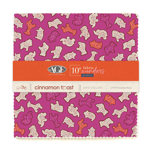 Cinnamon Toast - 10 inch Square Fabric Wonders