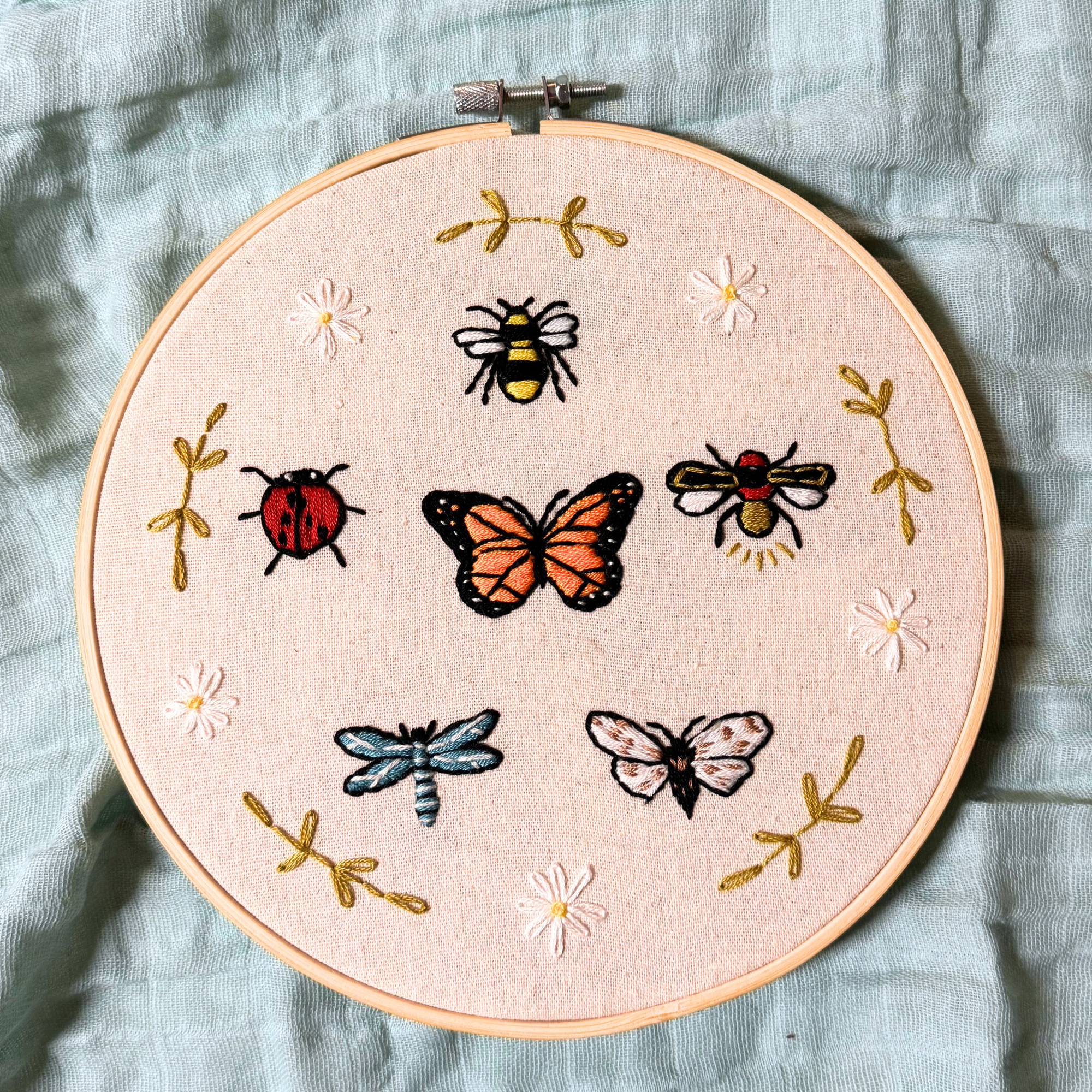 Later Pollinator - Hand Embroidery Kit