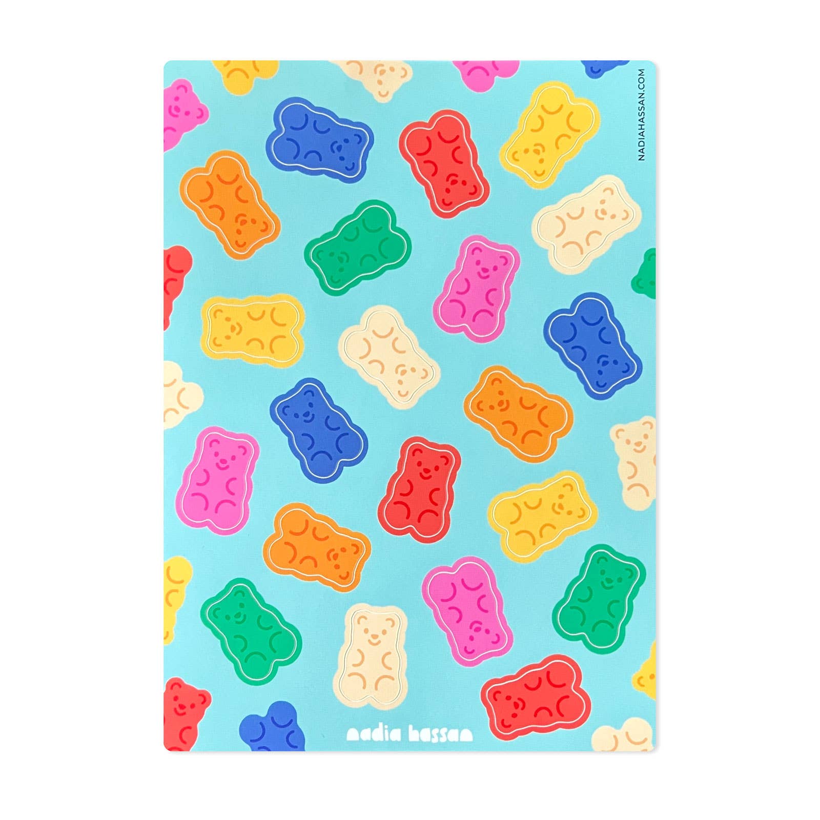 Gummy Bears 5x7 Sticker Sheet