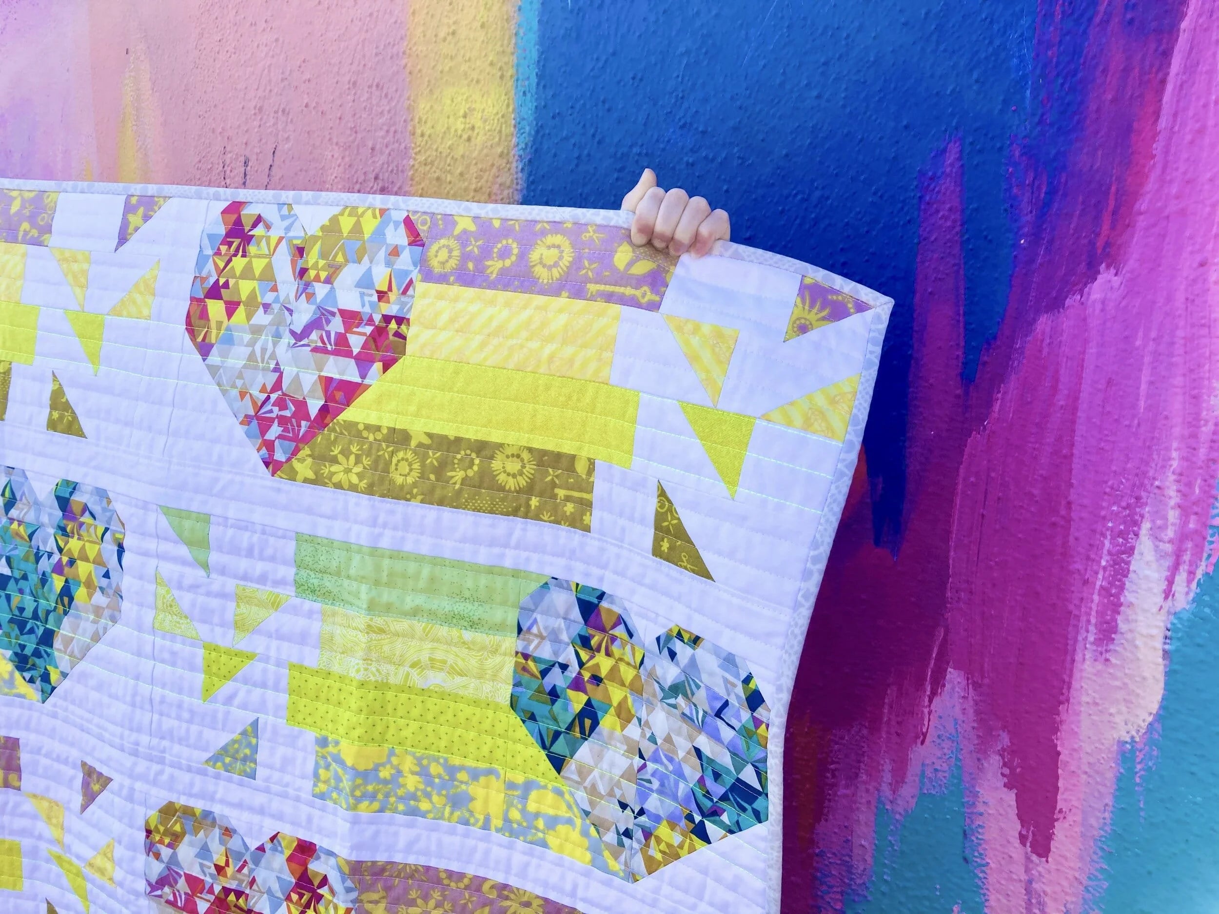 Pop! Confetti Heart Quilt