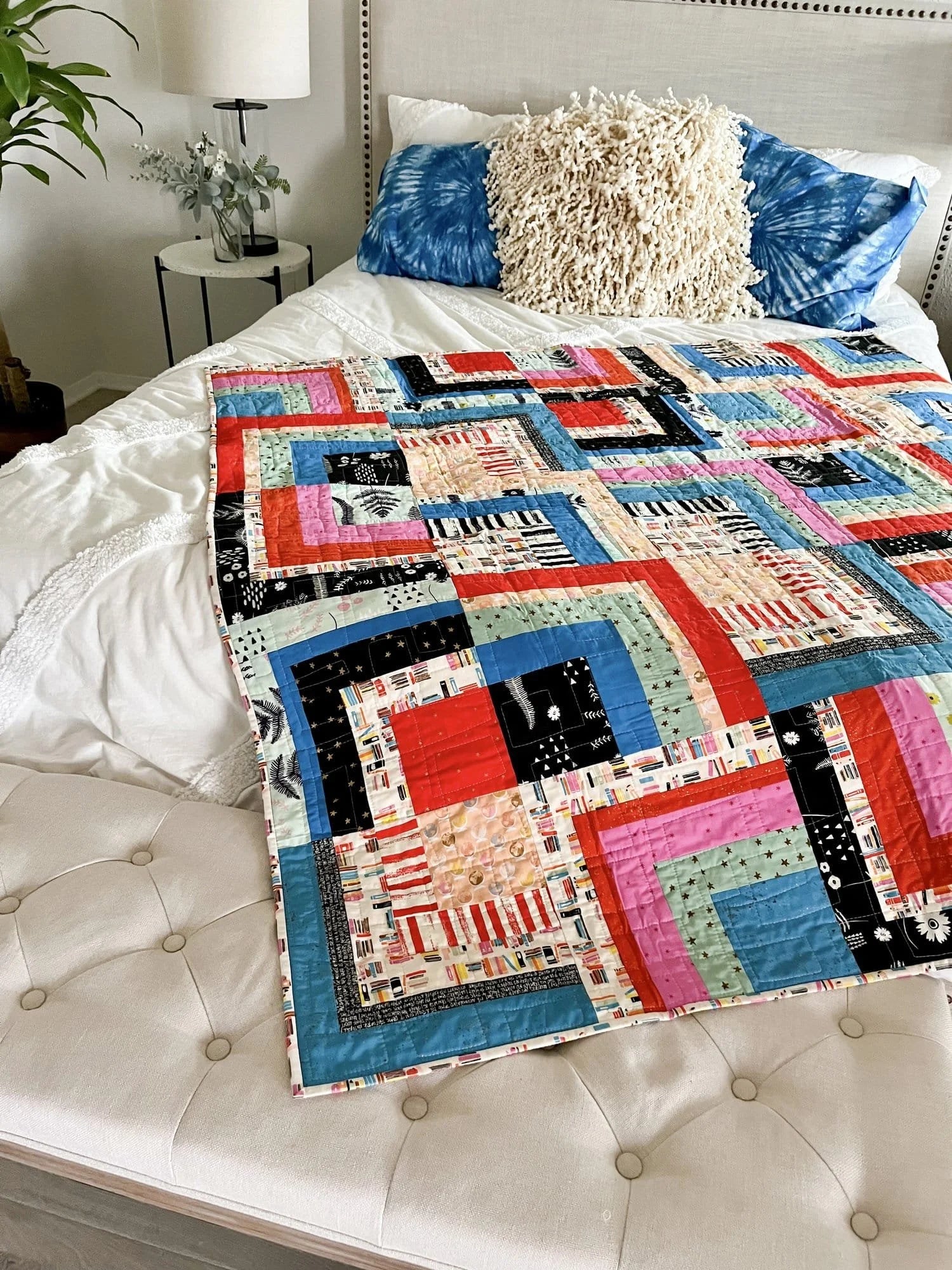 Book Nook throw quilt