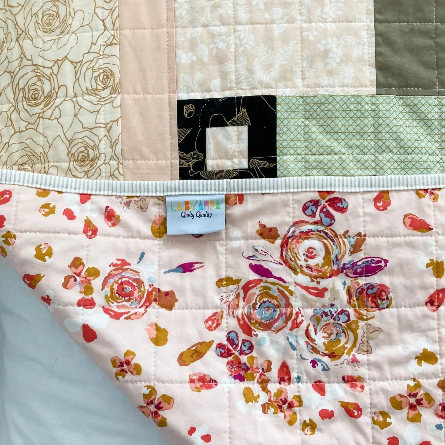 Art Nouveau Squared Quilt