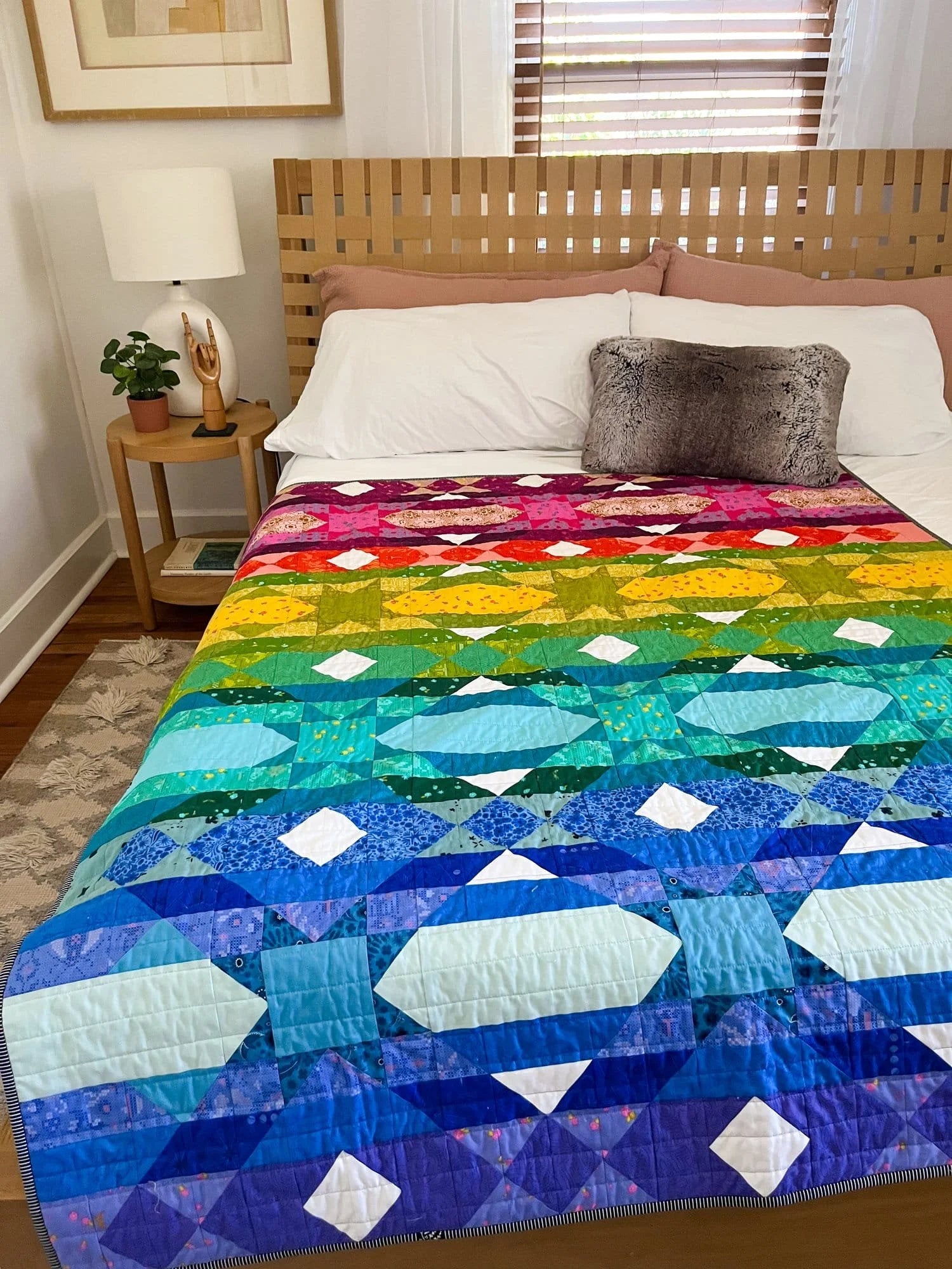Quasar Rainbow Quilt