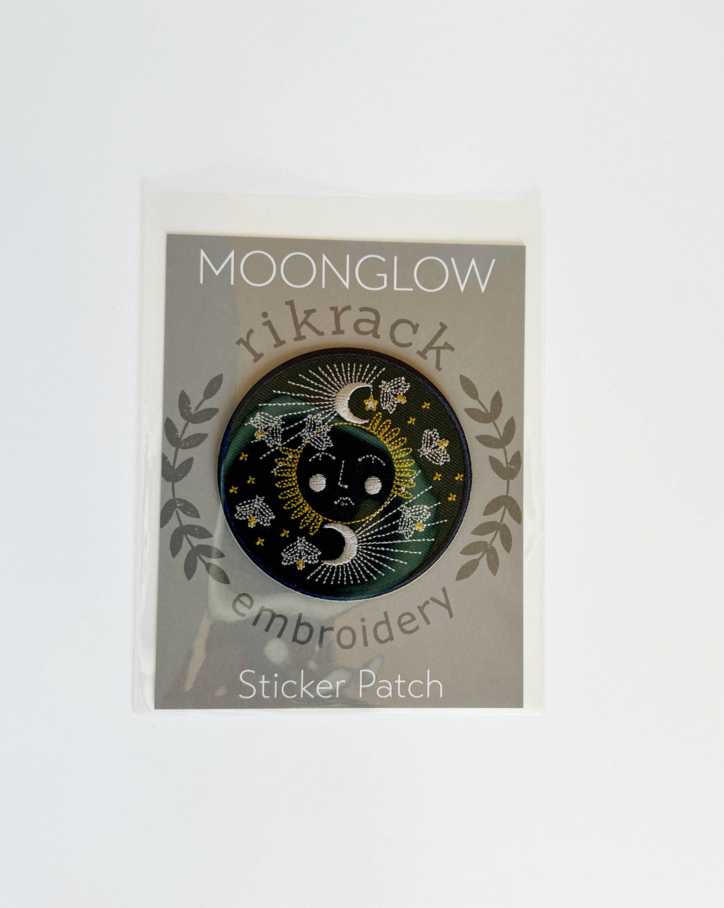 Moonglow Embroidery Sticker Patch