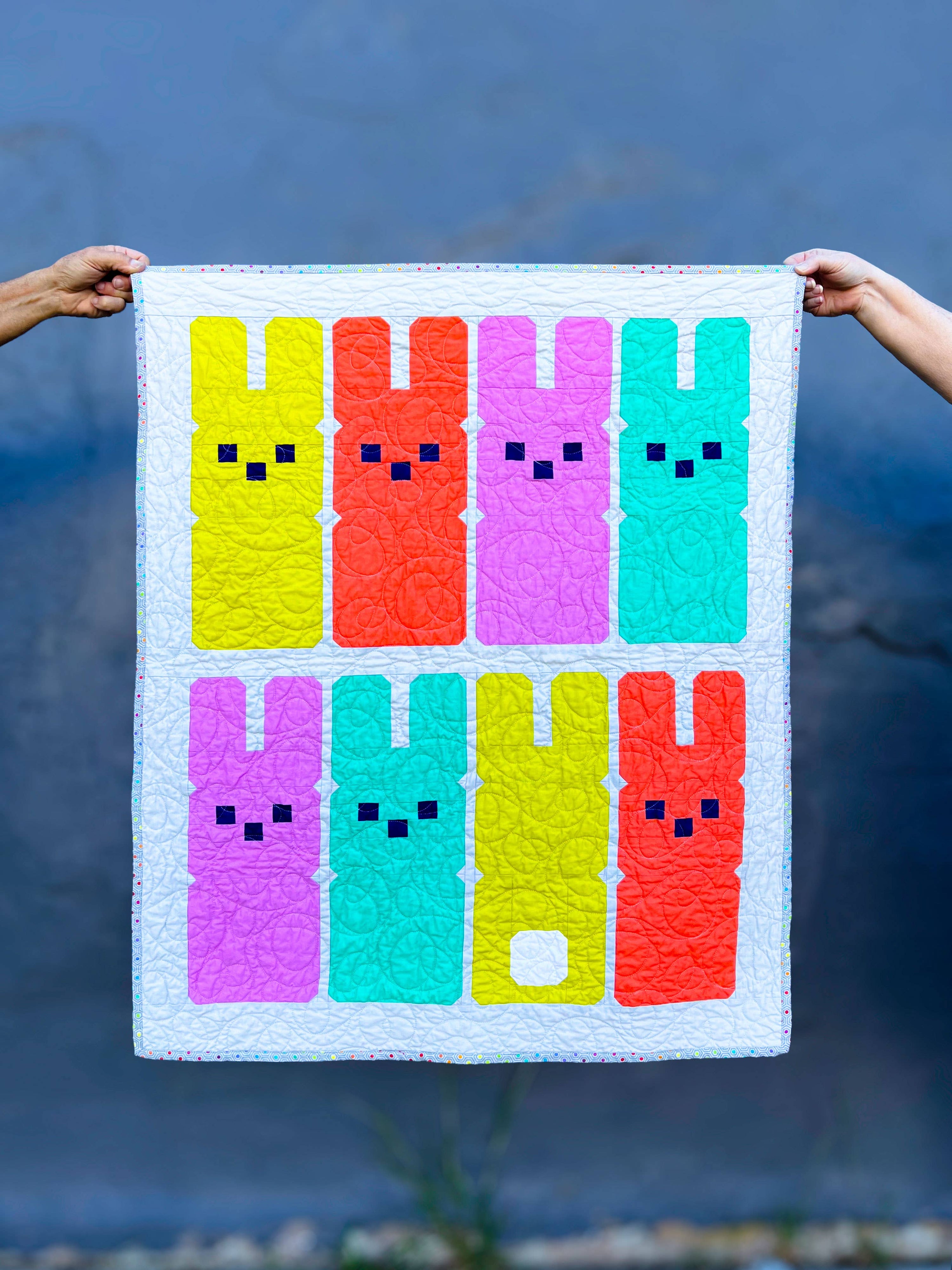 Hoppy Bunnies Quilt Pattern - Kelly Renay