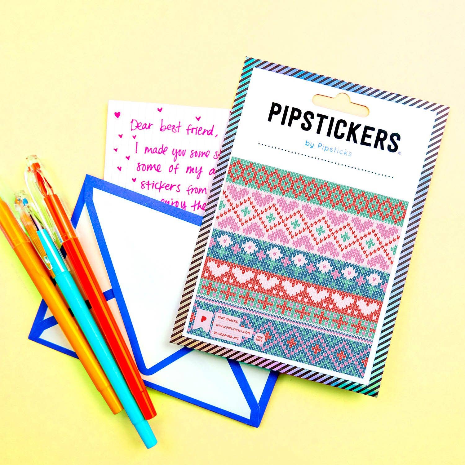 Knit Knacks Sticker Sheet