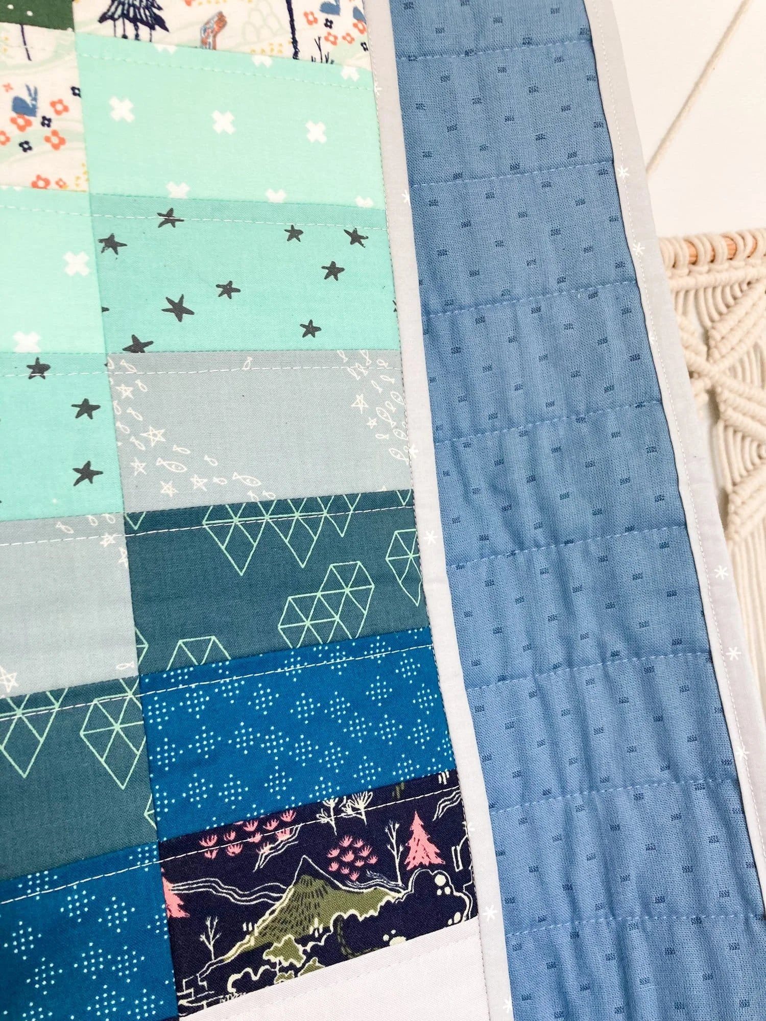 Coastal Views baby quilt