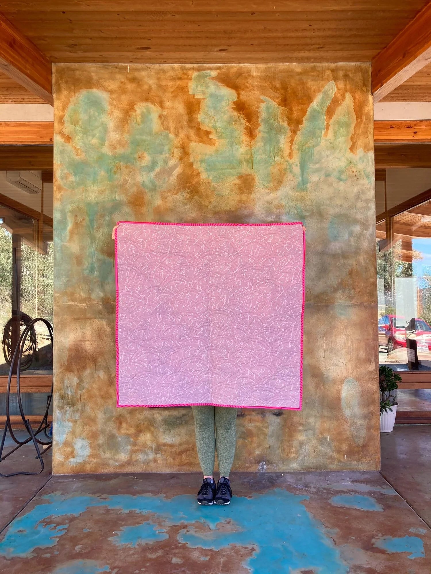 Strawberry Woods Baby Quilt