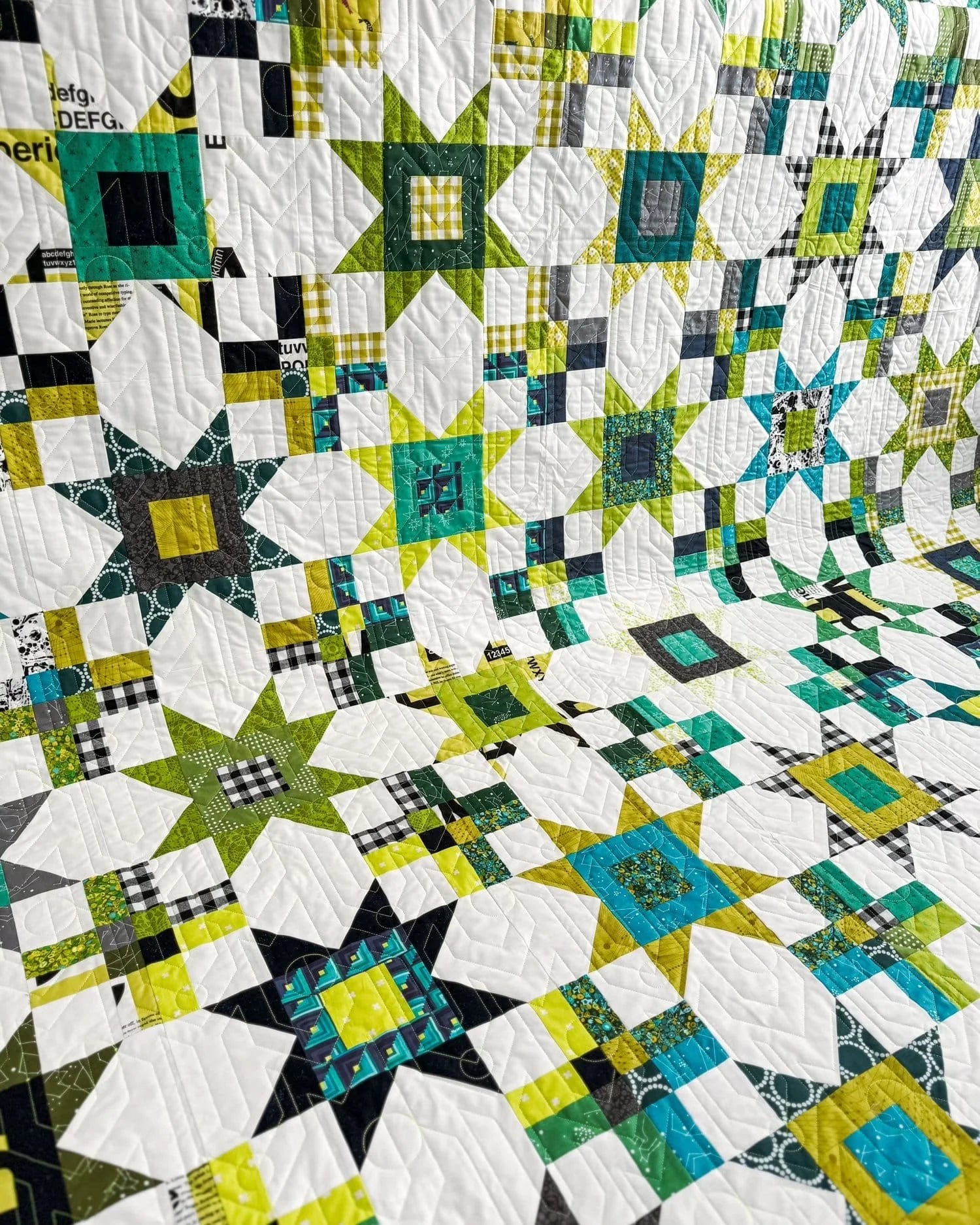 Green Gravitate Quilt