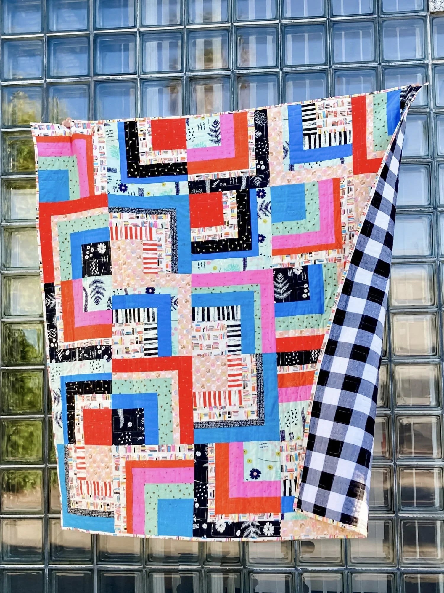 Book Nook throw quilt