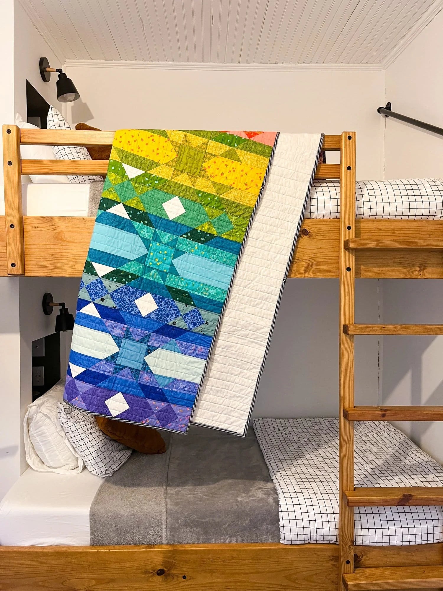 Quasar Rainbow Quilt