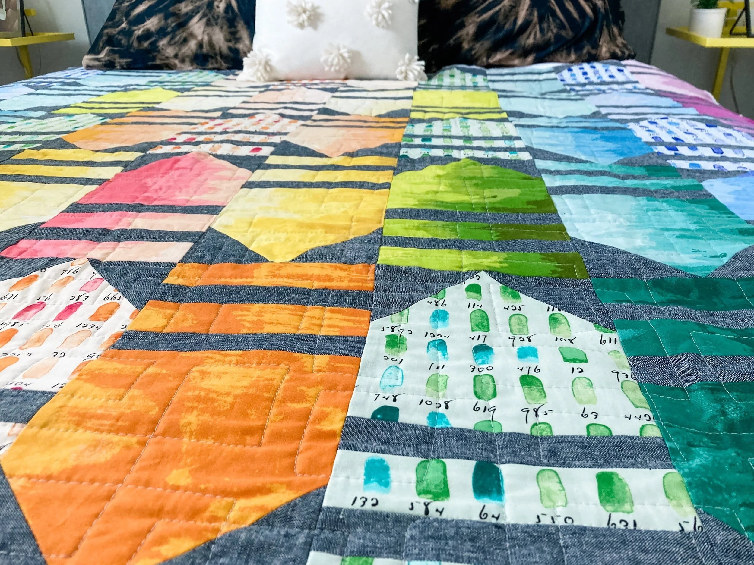 MidMod Inferno Quilt