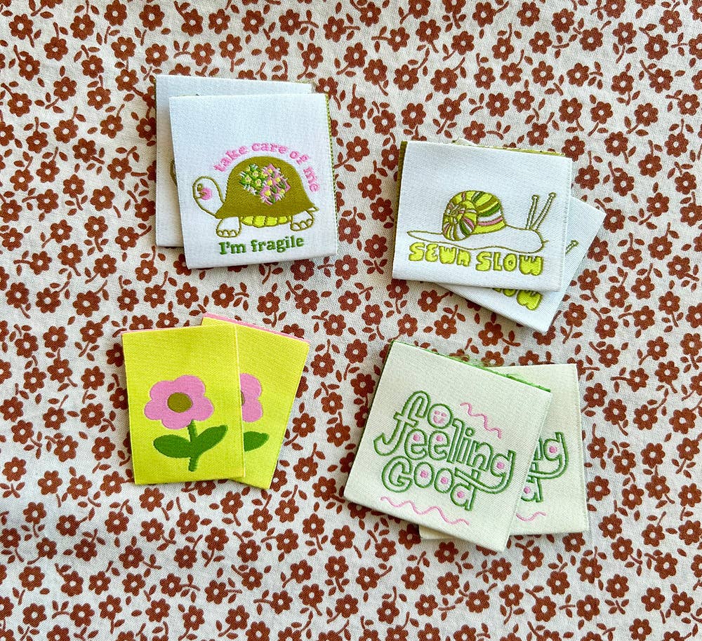 Self Love Pack Woven labels - Cotton and Ochre