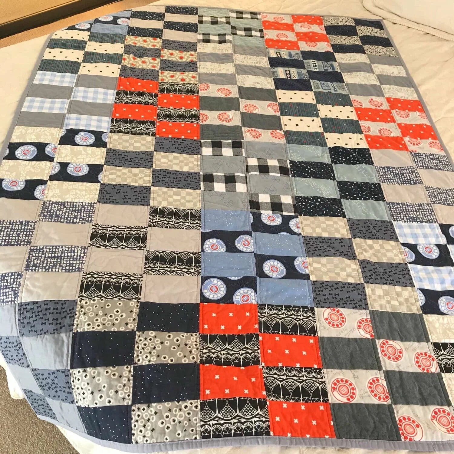 Mid Mod Matrix Quilt