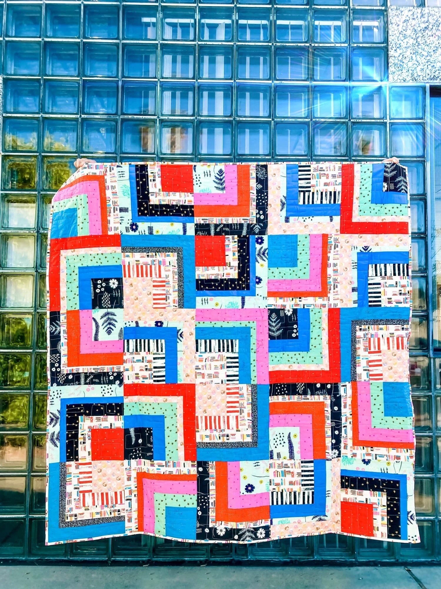 Book Nook throw quilt