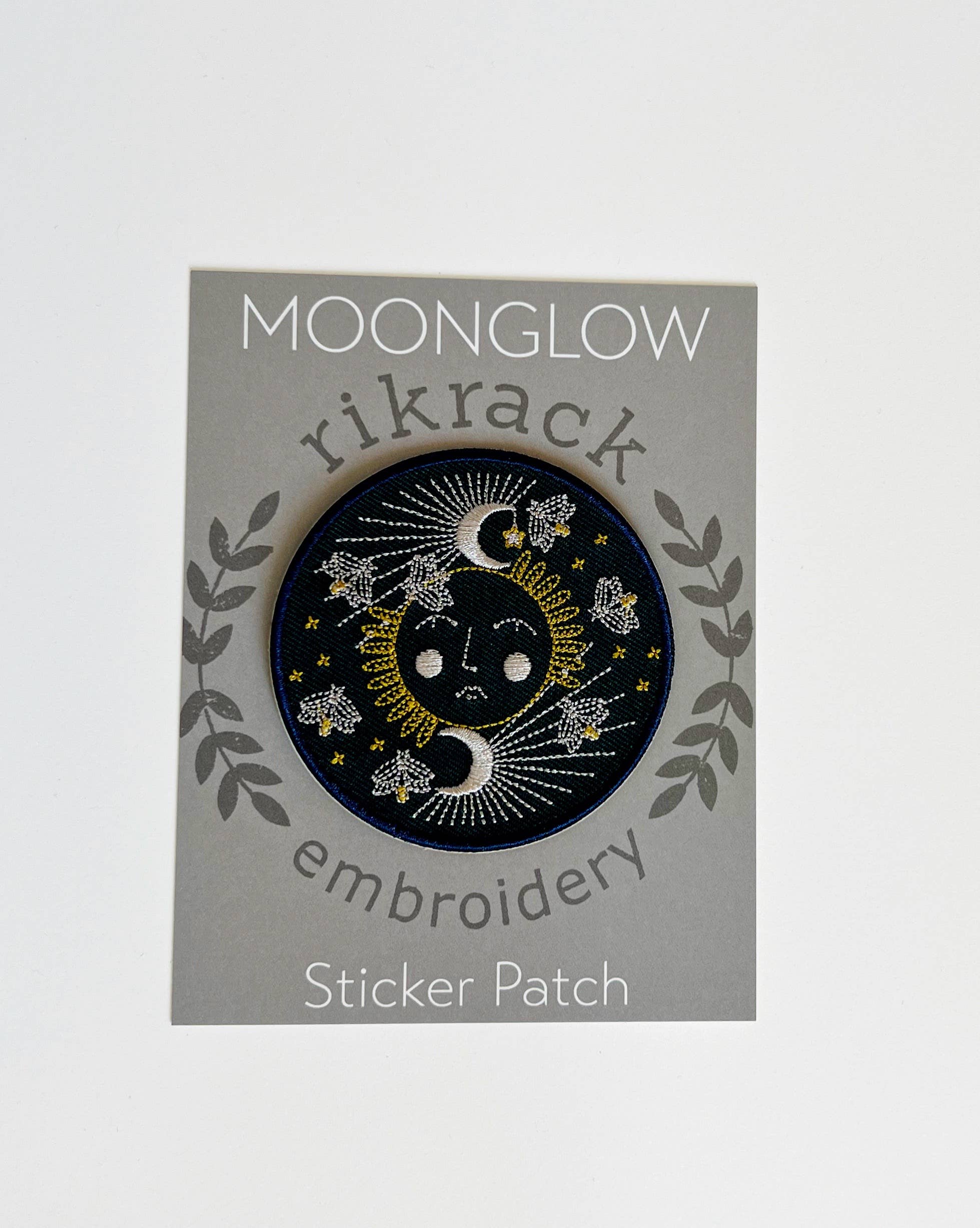 Moonglow Embroidery Sticker Patch