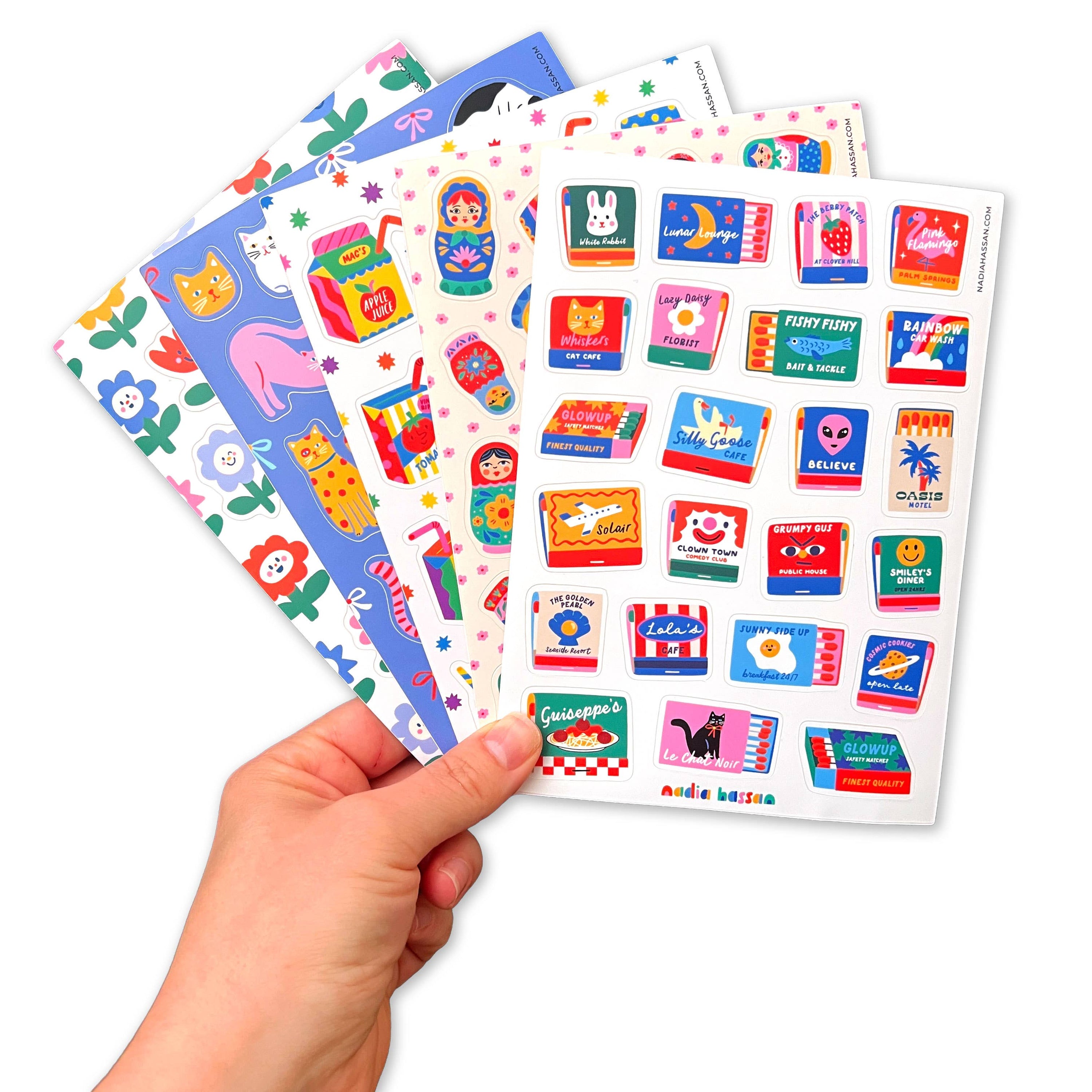 Matchy Matchy 5x7 Sticker Sheet