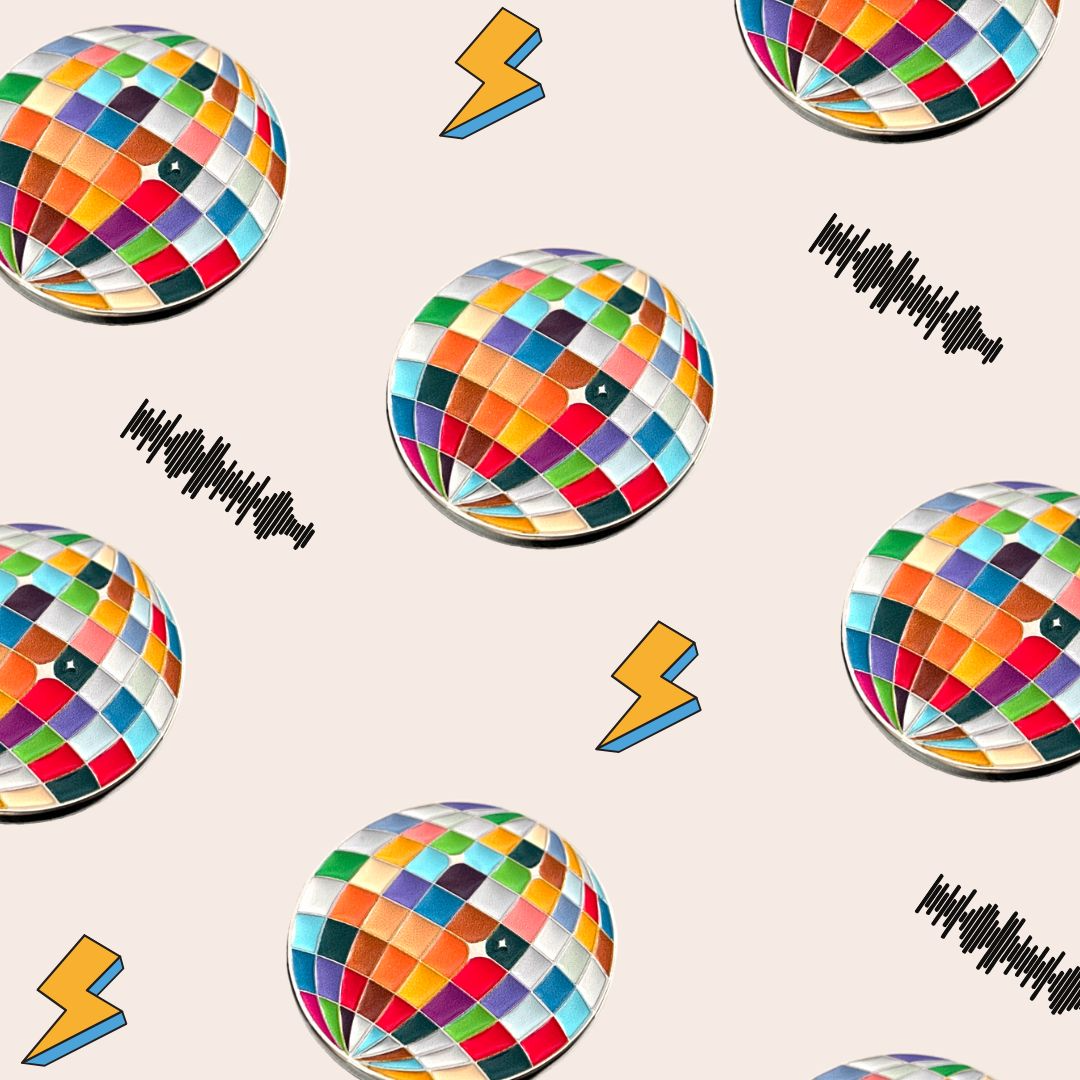 Disco Ball - Magnetic Needle Minder