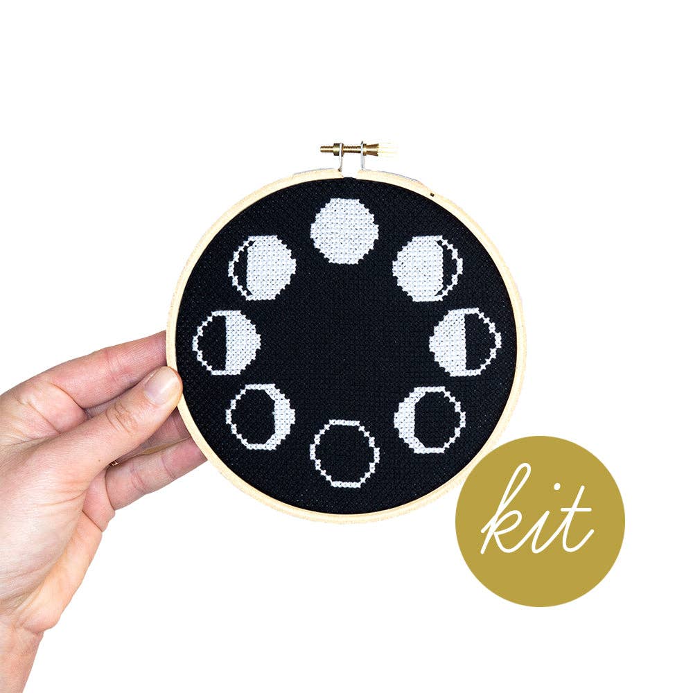 Moon Phases - Cross Stitch Kit