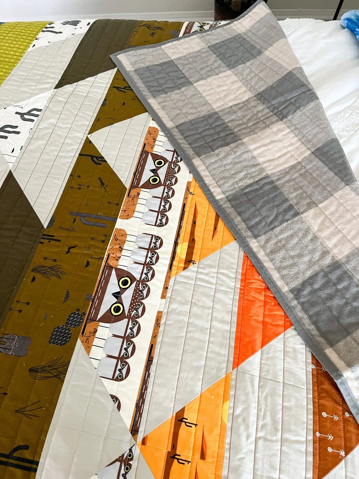 Desert Abundance Charley Harper Quilt