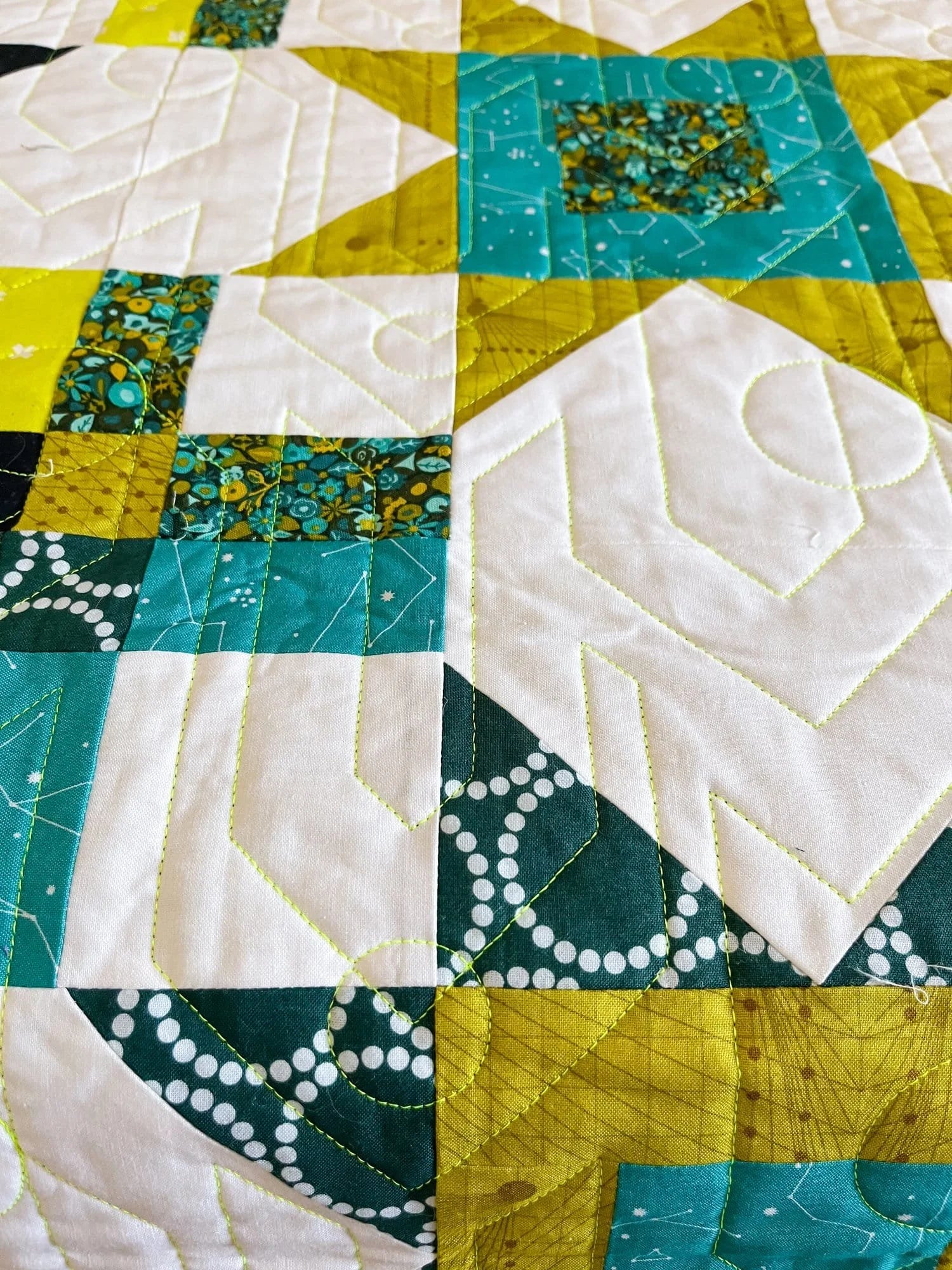 Green Gravitate Quilt