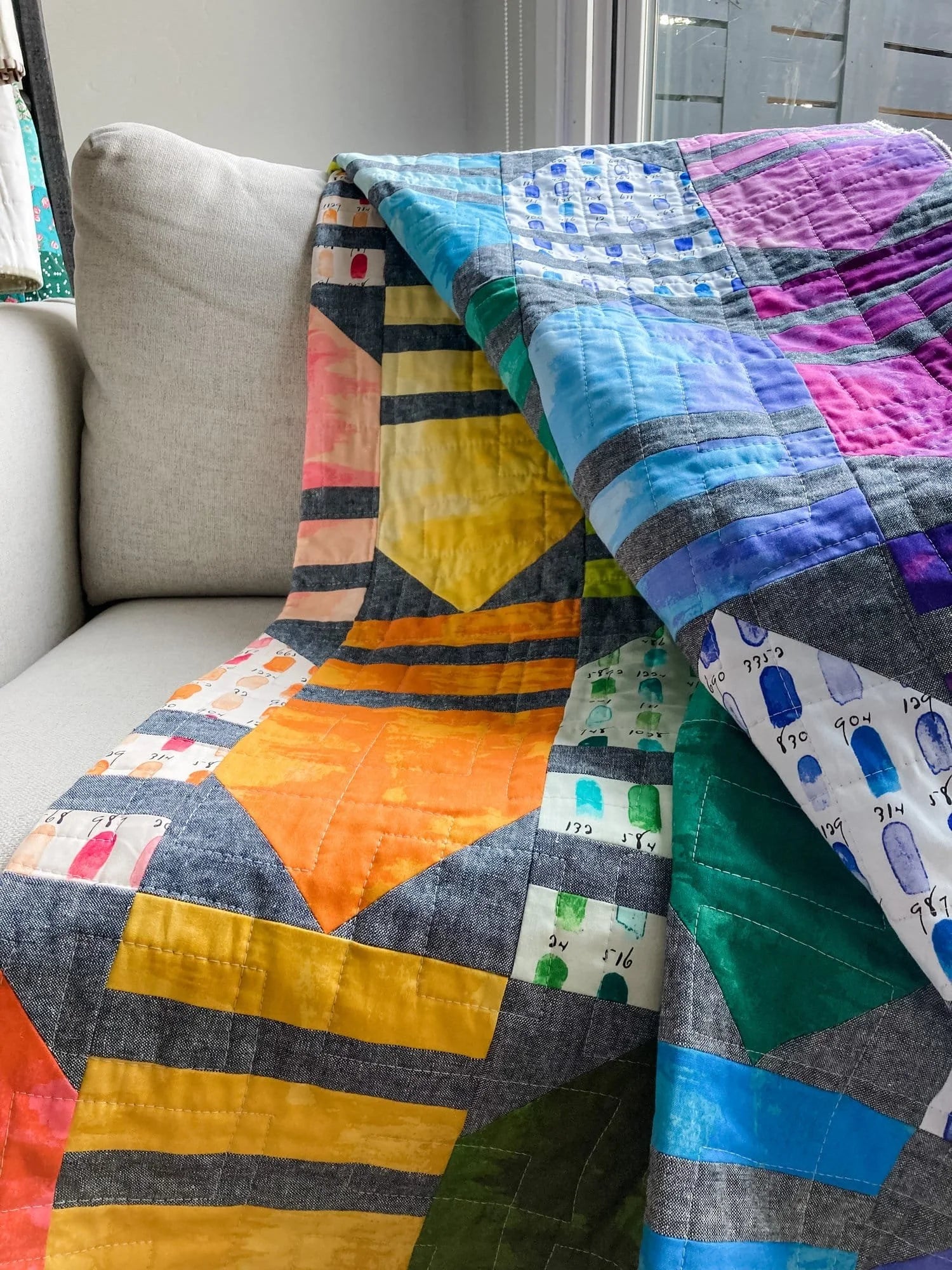 MidMod Inferno Quilt