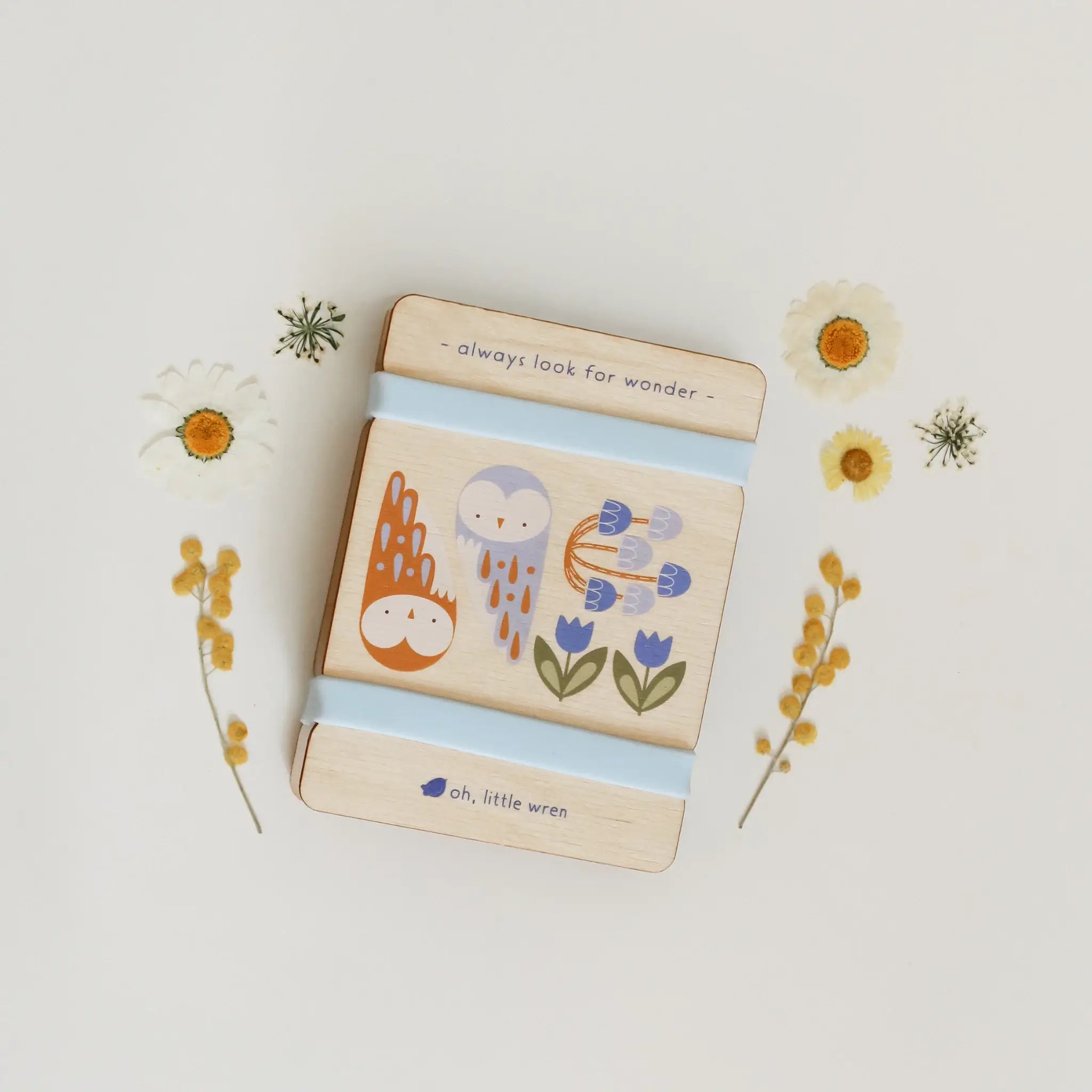 Little Nature Press - Mini Wooden Flower Press - Owl Design