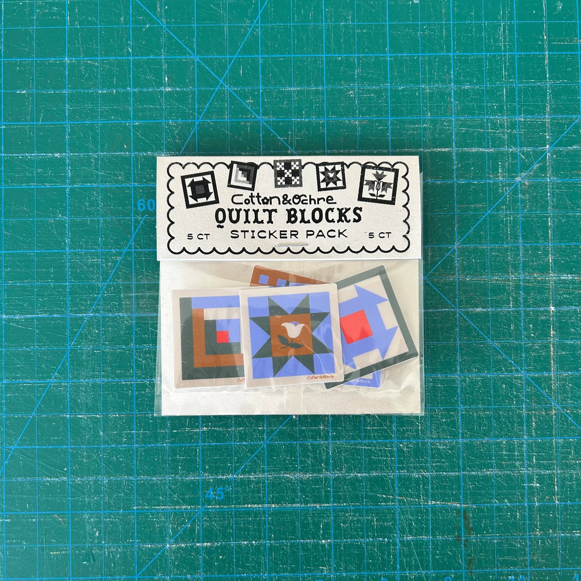 Quilt Blocks Sticker Pack