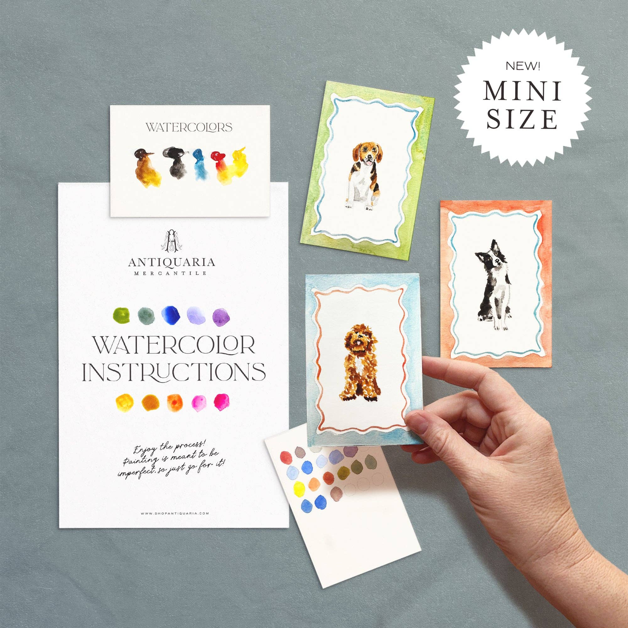 Dogs - Mini Watercolor Painting Kit