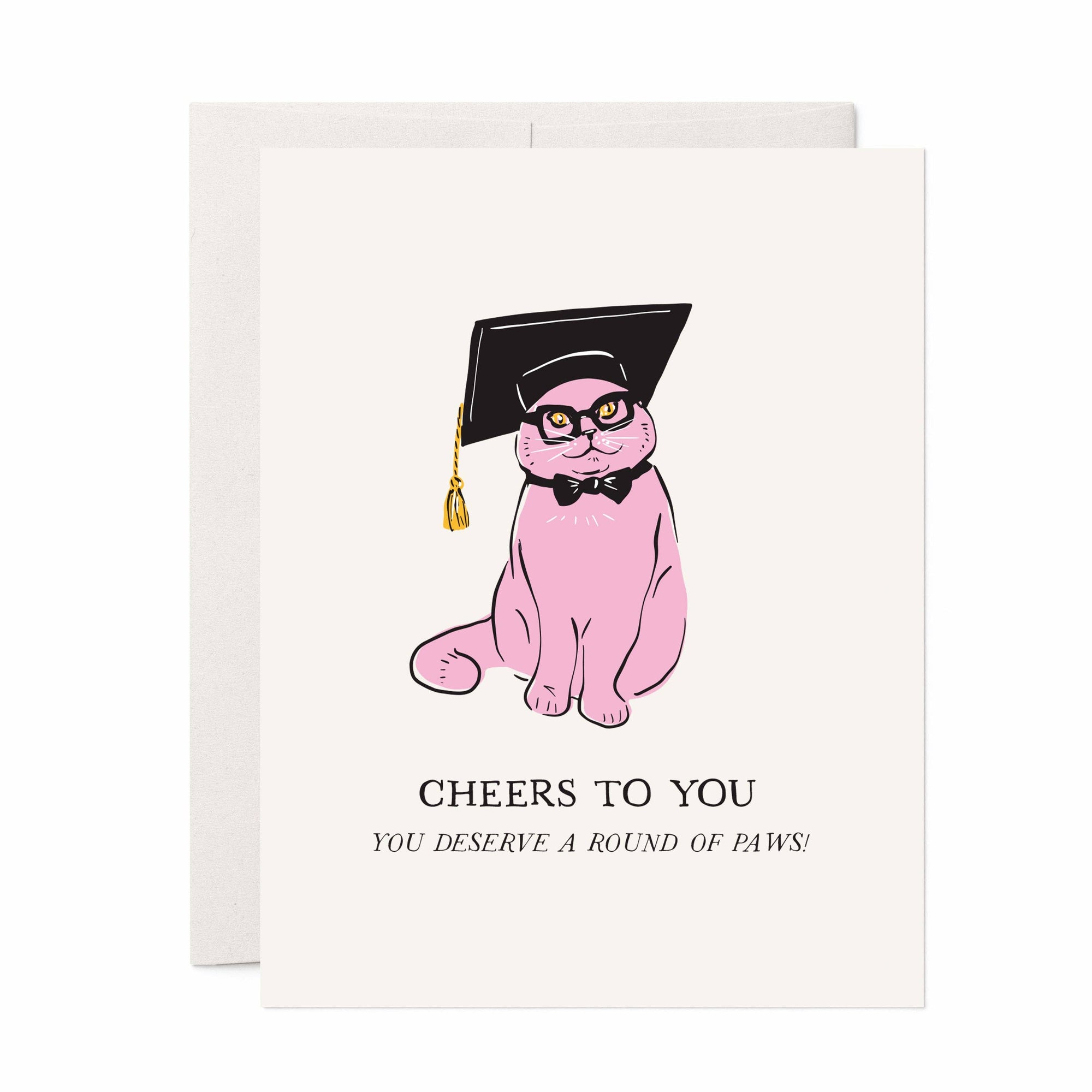 Cat Grad - Graduation Greeting Card