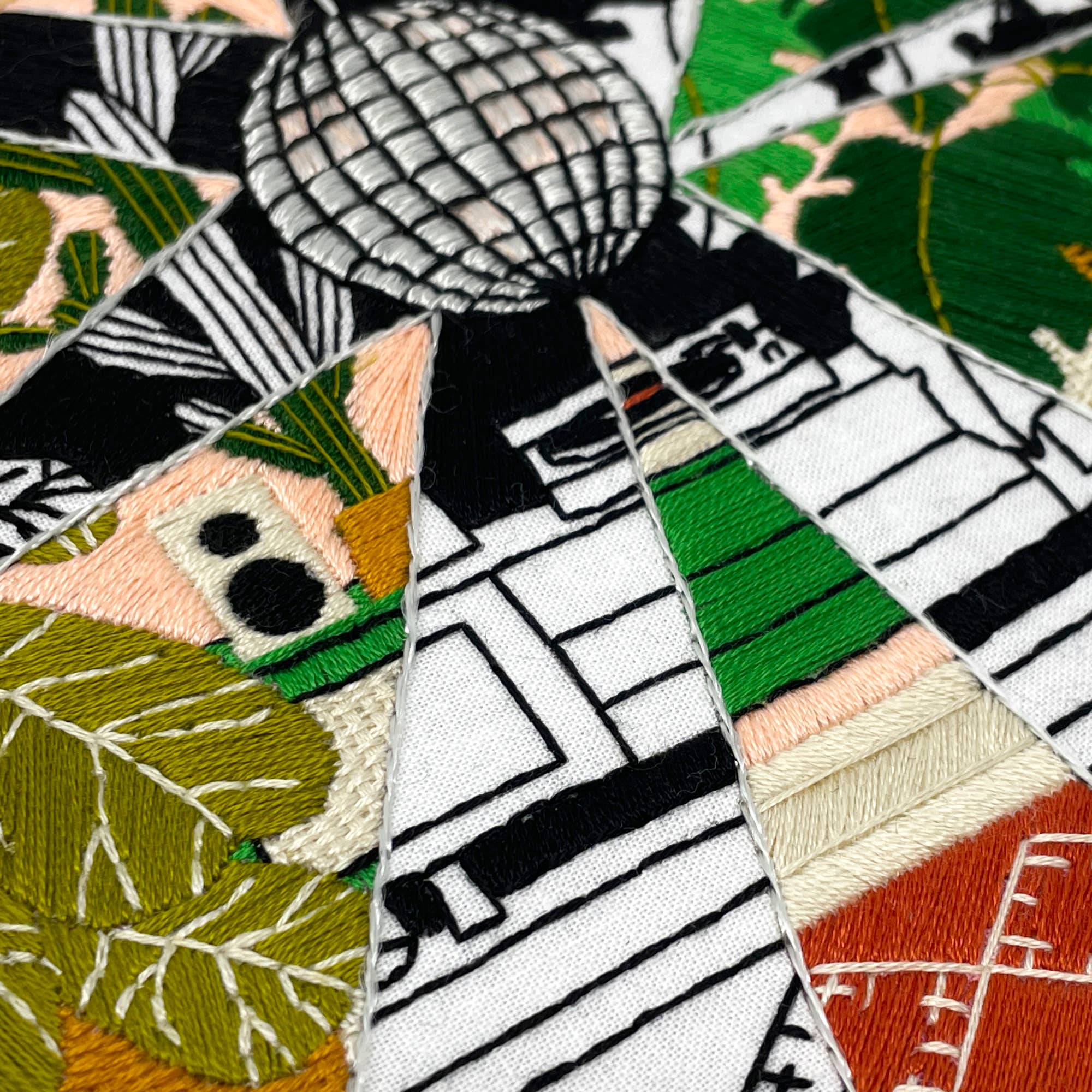 Disco Plants - Embroidery Kit