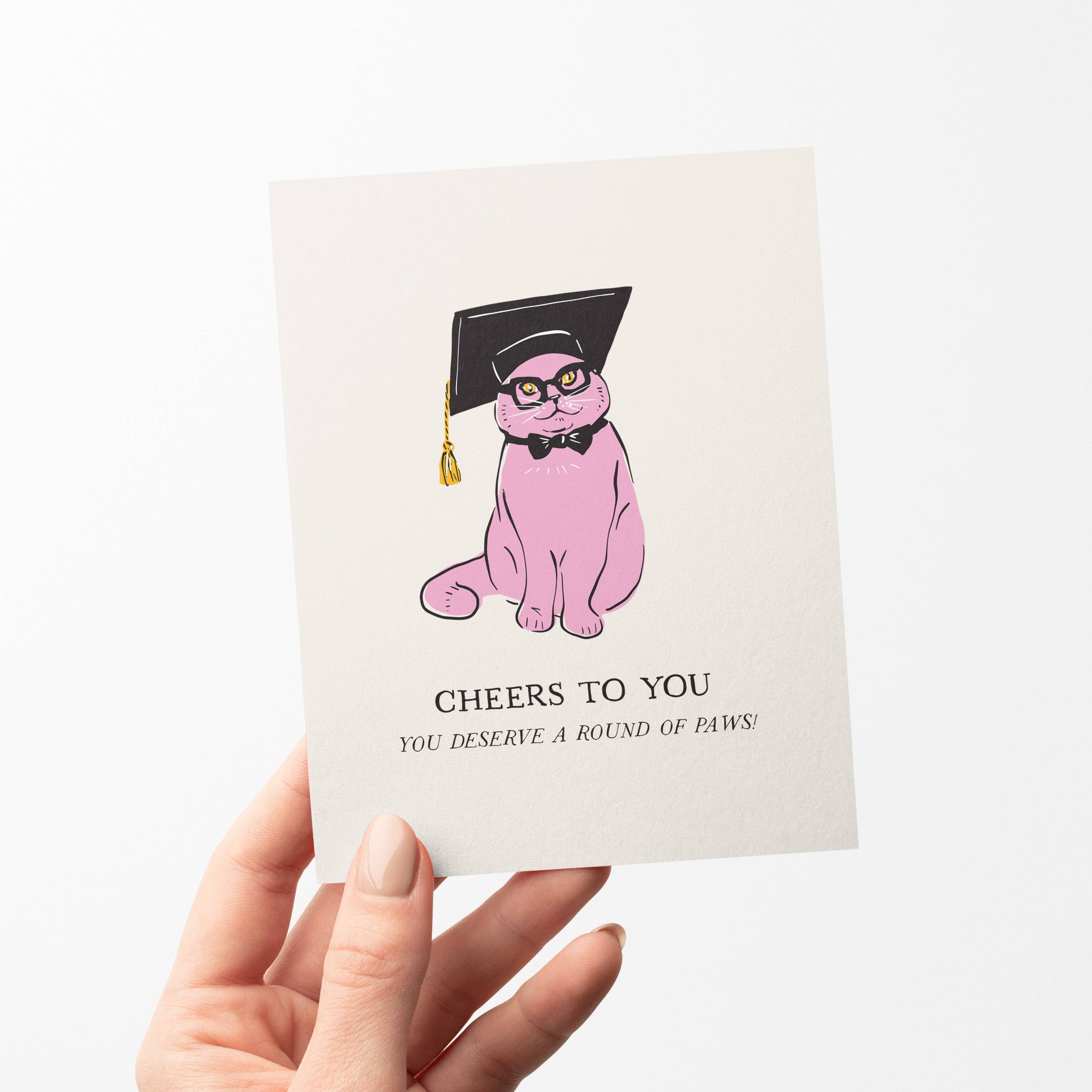 Cat Grad - Graduation Greeting Card