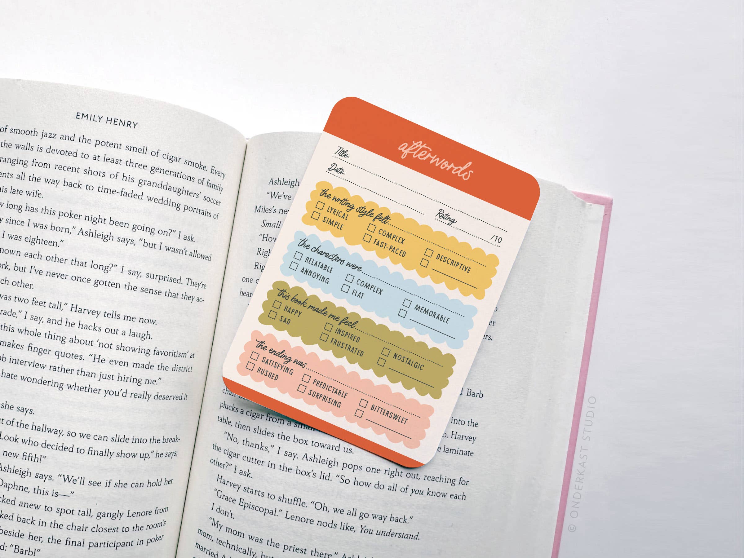 Afterwords - Book Review Cards