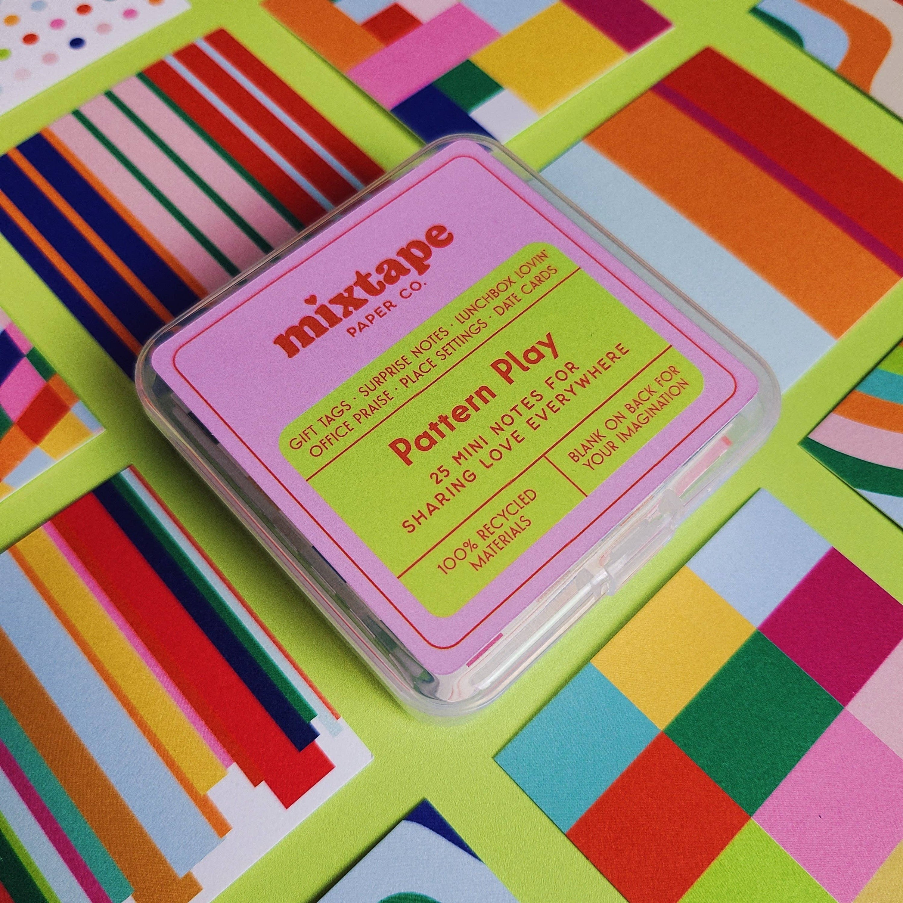 PATTERN PLAY ✨ mini notes