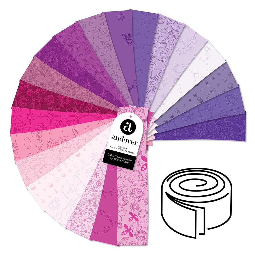 Bloom - Color Camp - 2.5" Strip Roll