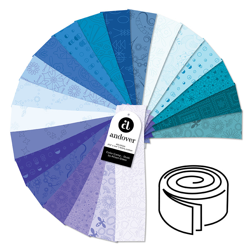 Dusk - Color Camp - 2.5" Strip Roll