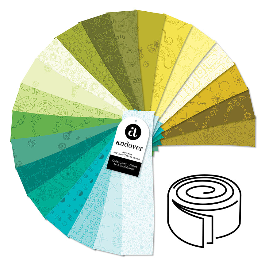 Grove - Color Camp - 2.5" Strip Roll