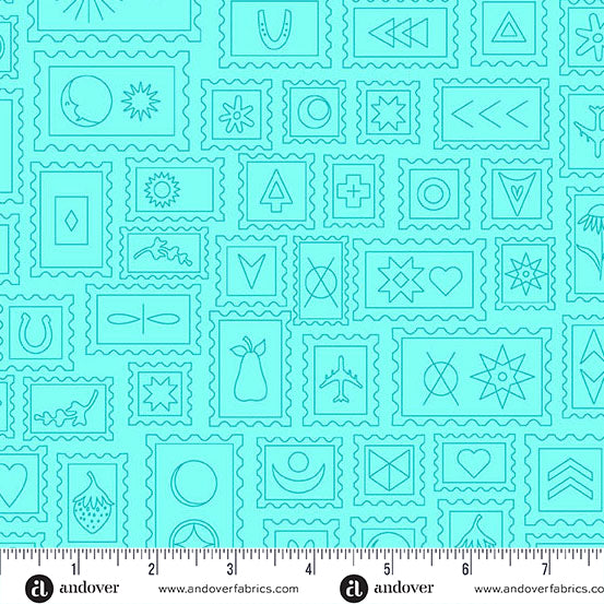 Postcard - Light Aqua - Color Camp