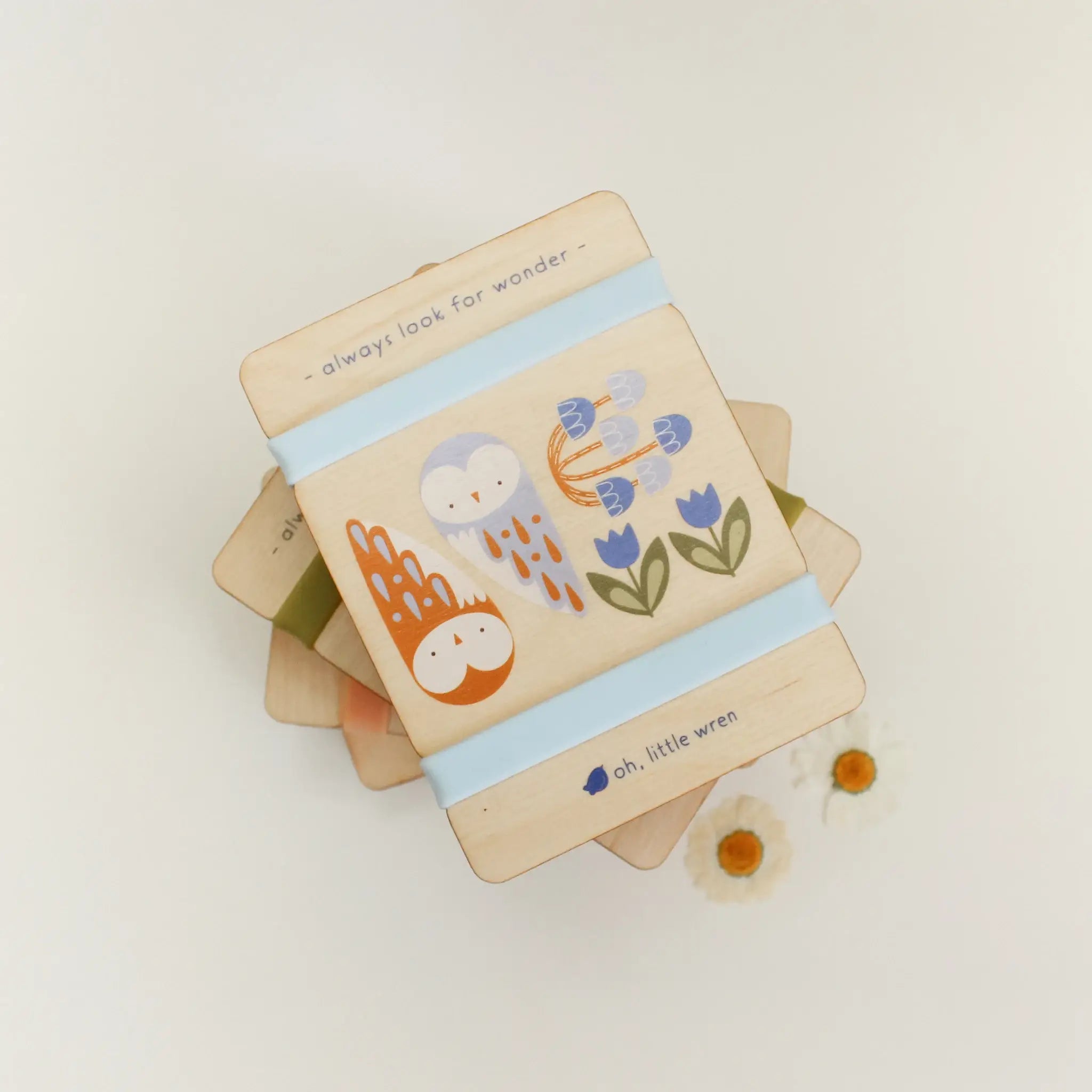 Little Nature Press - Mini Wooden Flower Press - Owl Design