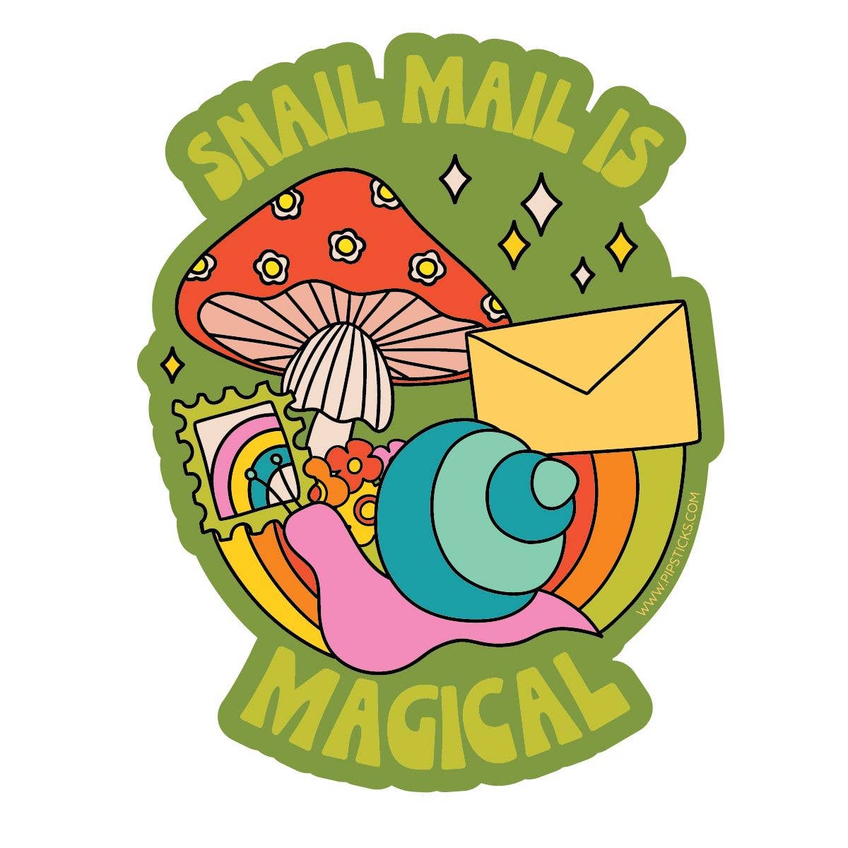 Snail Mail Is Magical - Vinyl Sticker