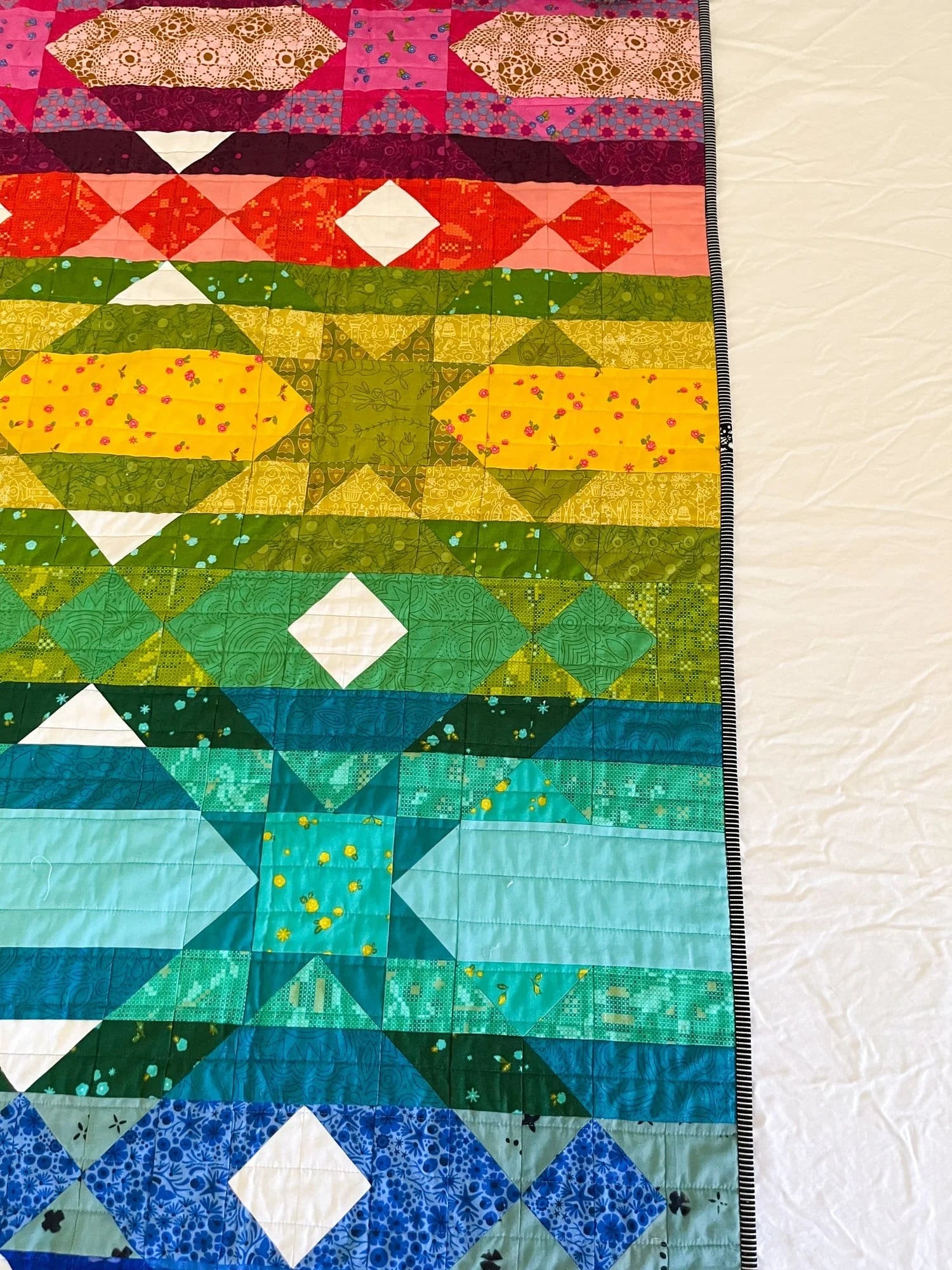 Quasar Rainbow Quilt