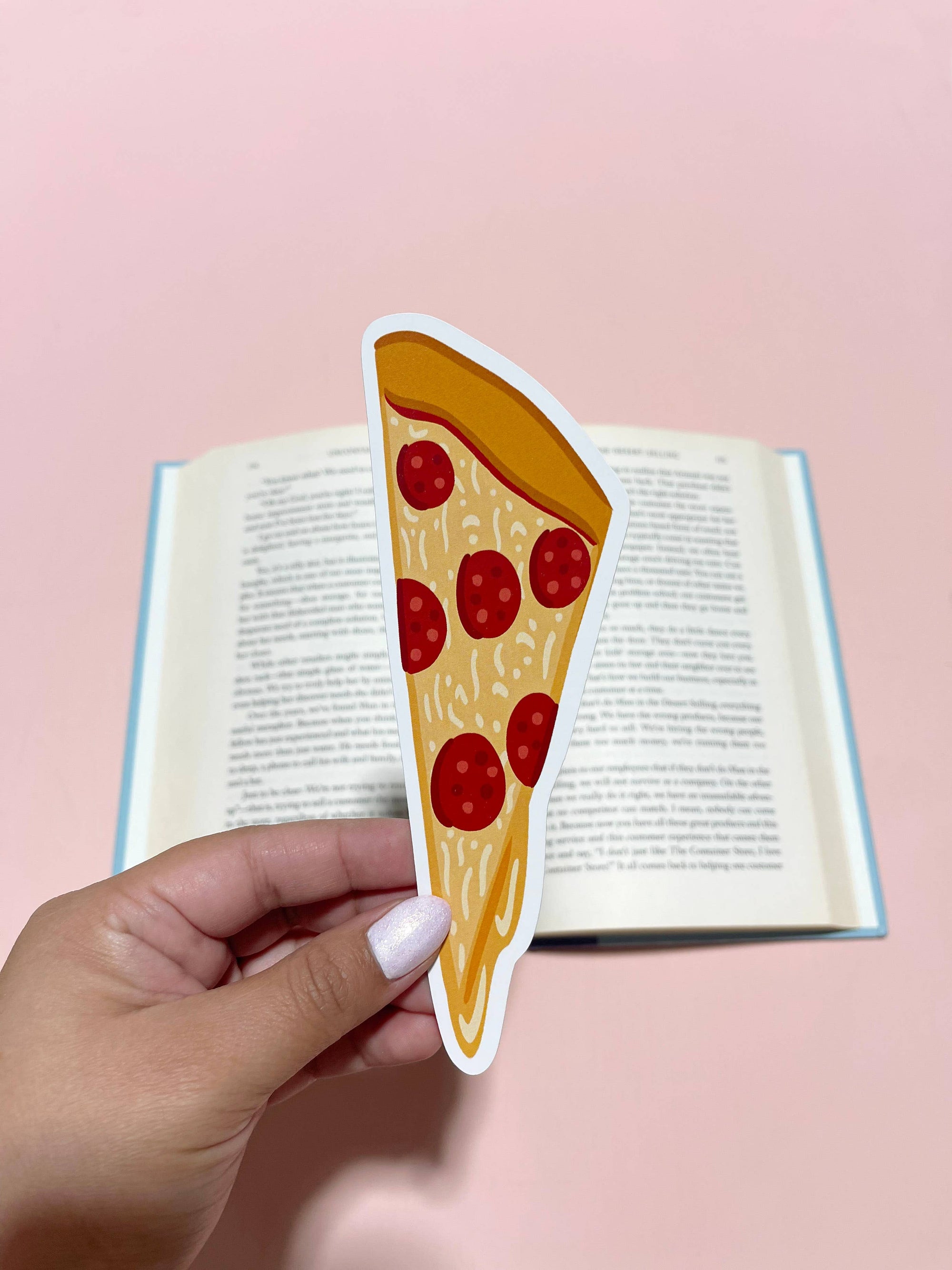 Pizza Slice Die Cut Bookmark