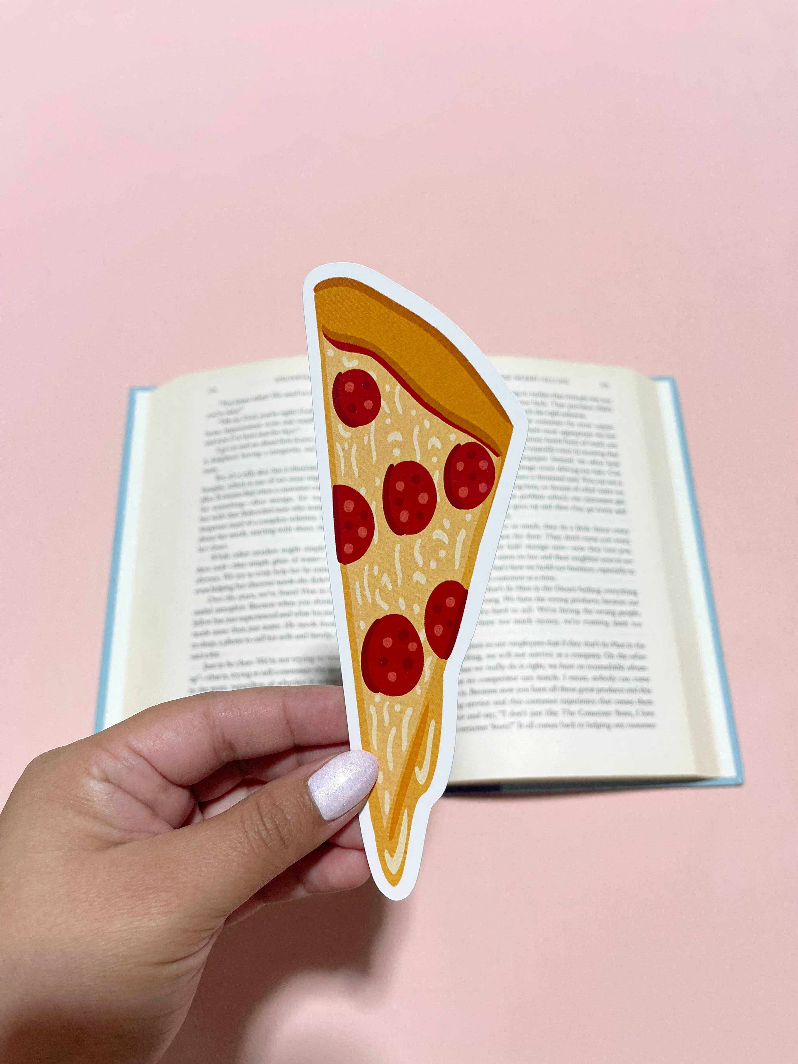Pizza Slice Die Cut Bookmark